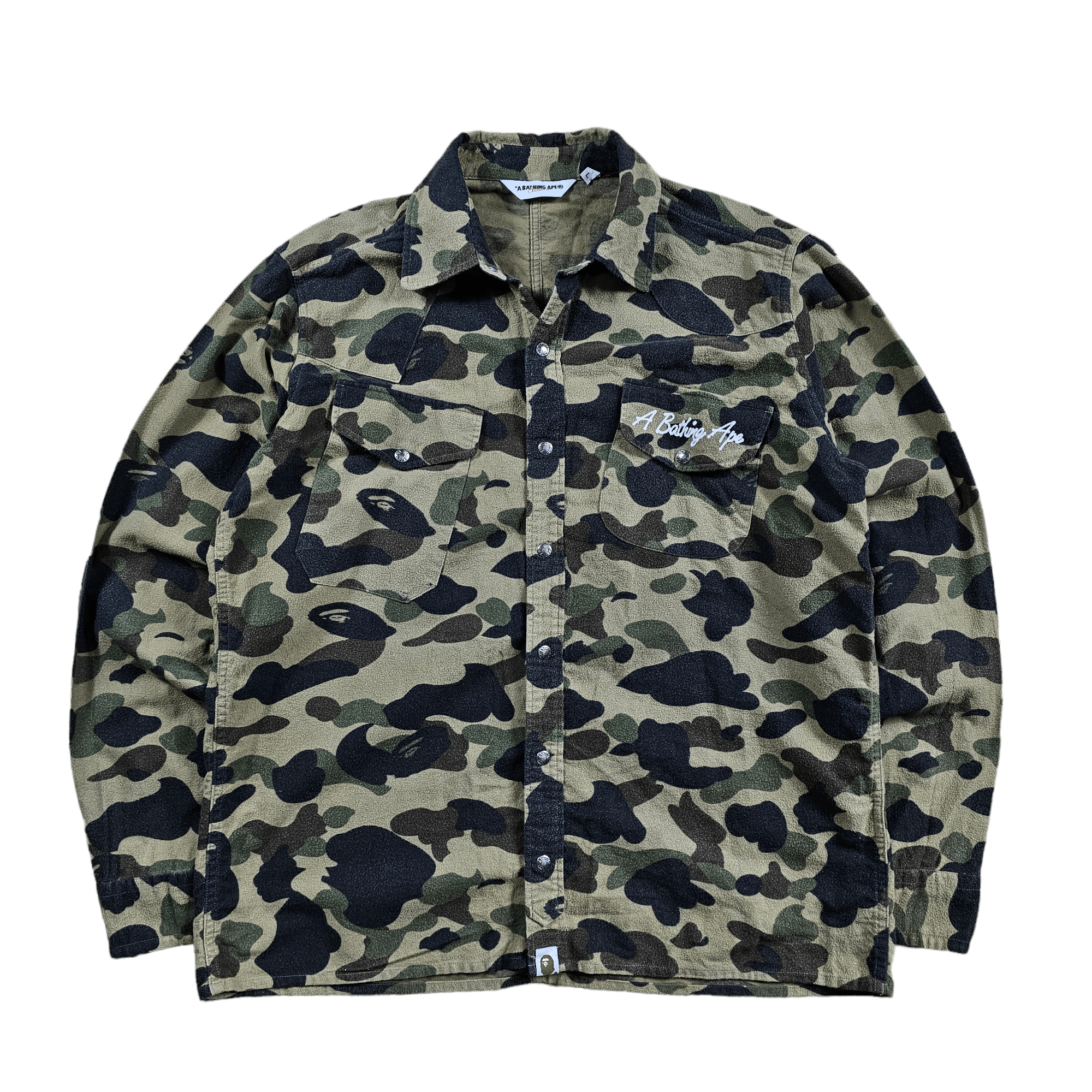Bape 1st Camo Flannel Shirt Size US L / EU 52-54 / 3 - 1 Thumbnail