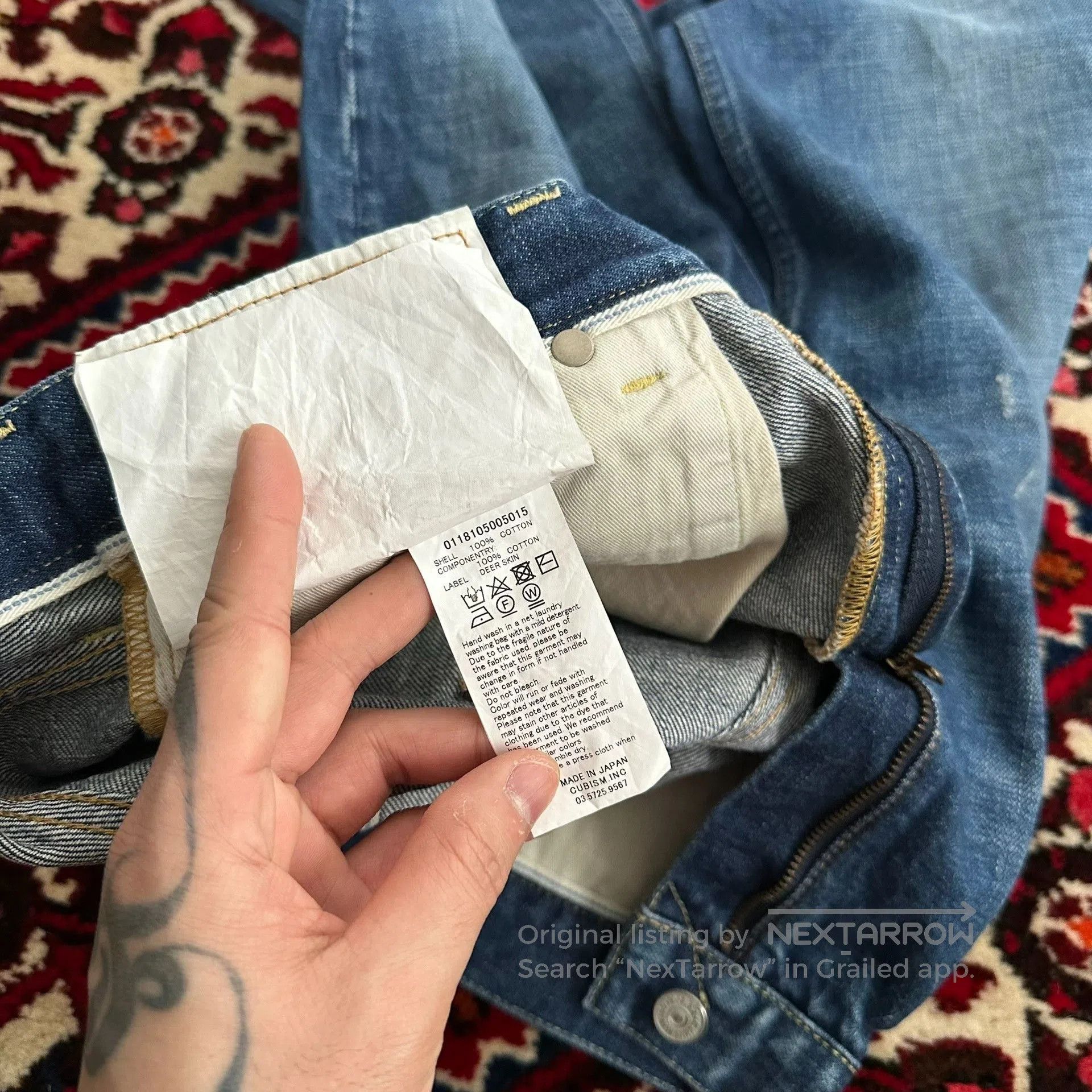 Visvim visvim 18SS 03D5 Washed Jeans. Size US 34 / EU 50 - 8 Thumbnail