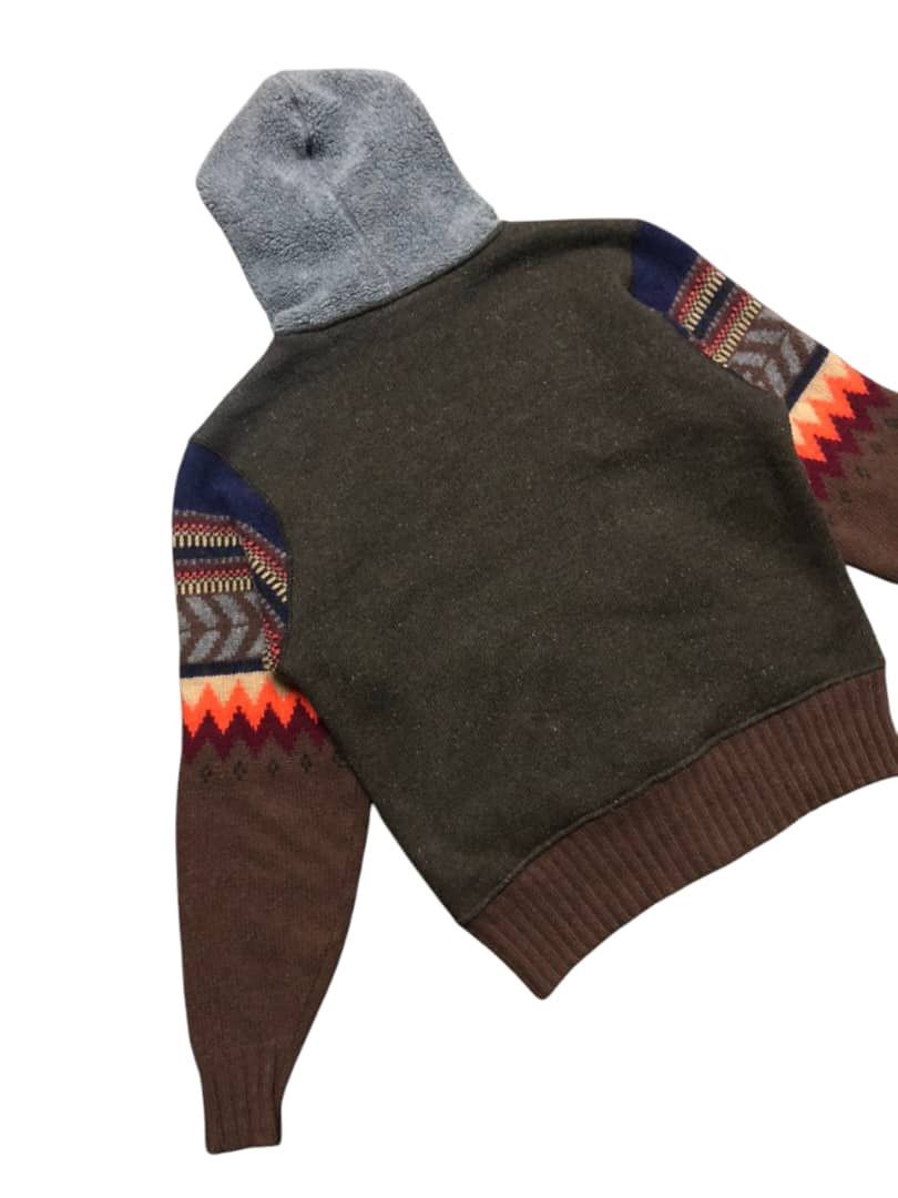 Napapijri × Native Napapijri Knit Hoodie Zipper Jacket Sleeve Native Design Size US M / EU 48-50 / 2 - 9 Thumbnail
