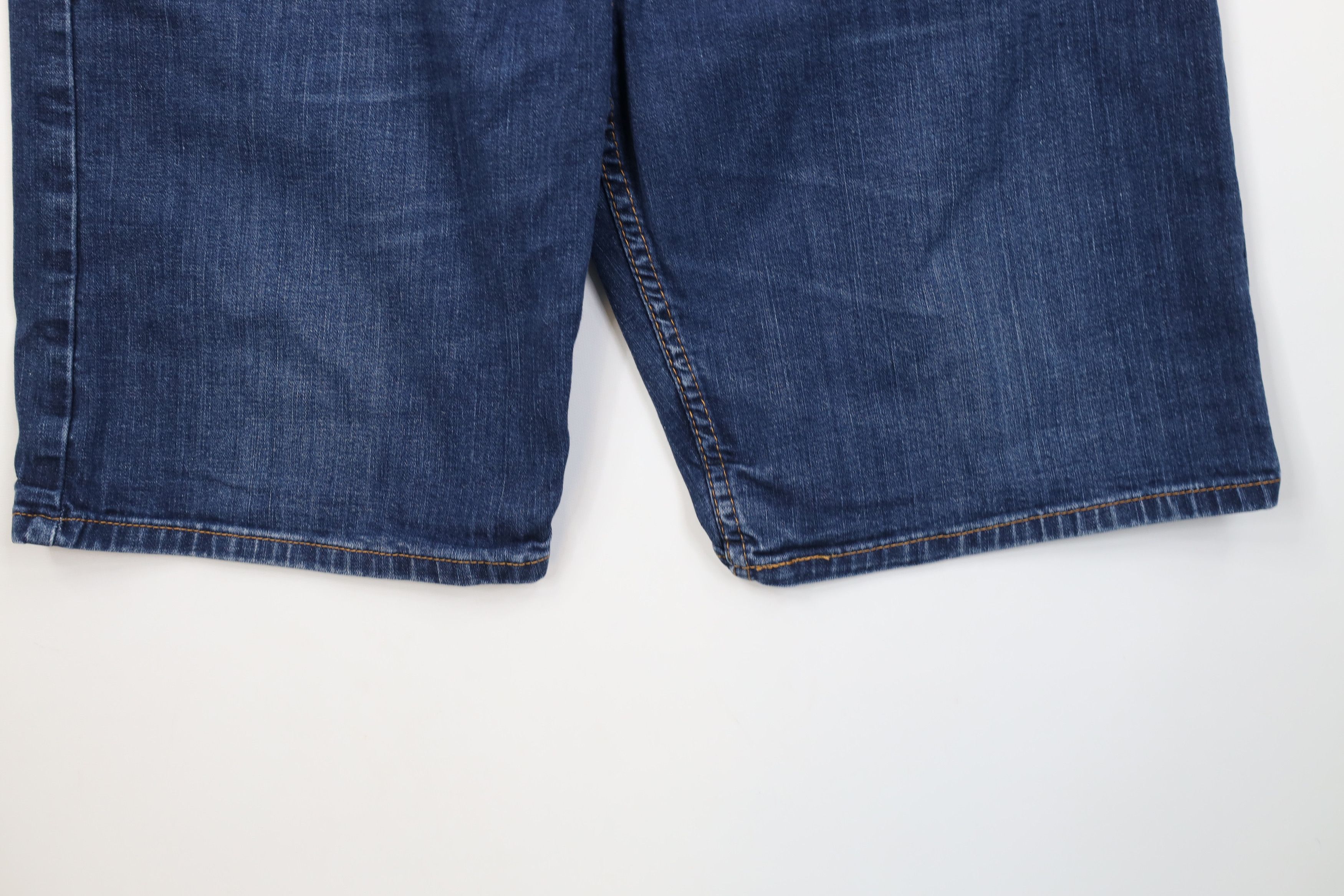 Levi's Vintage Y2K Levis 569 Loose Fit Denim Jean Shorts Jorts Blue Size US 36 / EU 52 - 4 Thumbnail