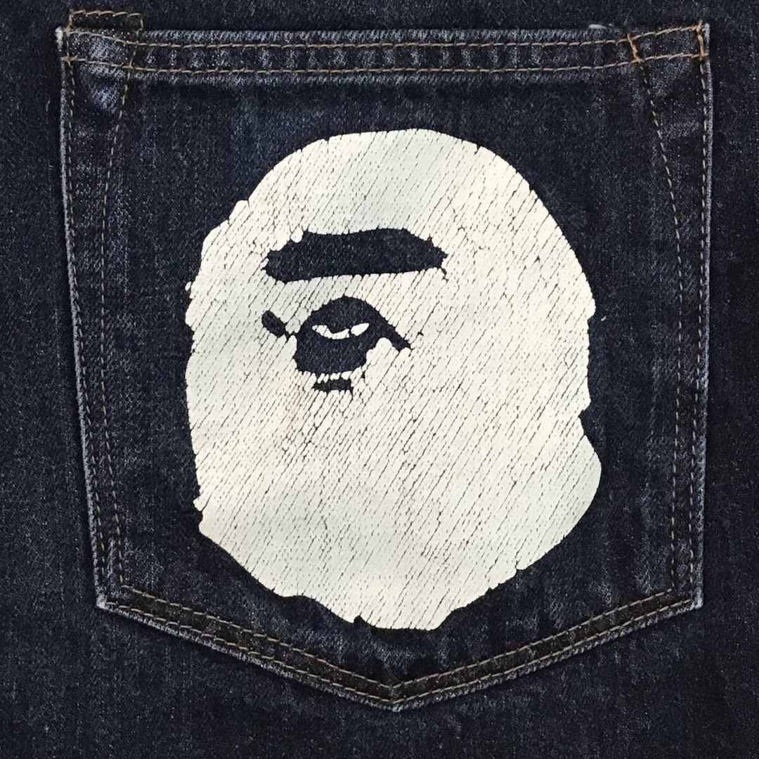 Bape BAPE STA APE HEAD Denim Pants a bathing ape star ★size S Size US 30 / EU 46 - 4 Thumbnail