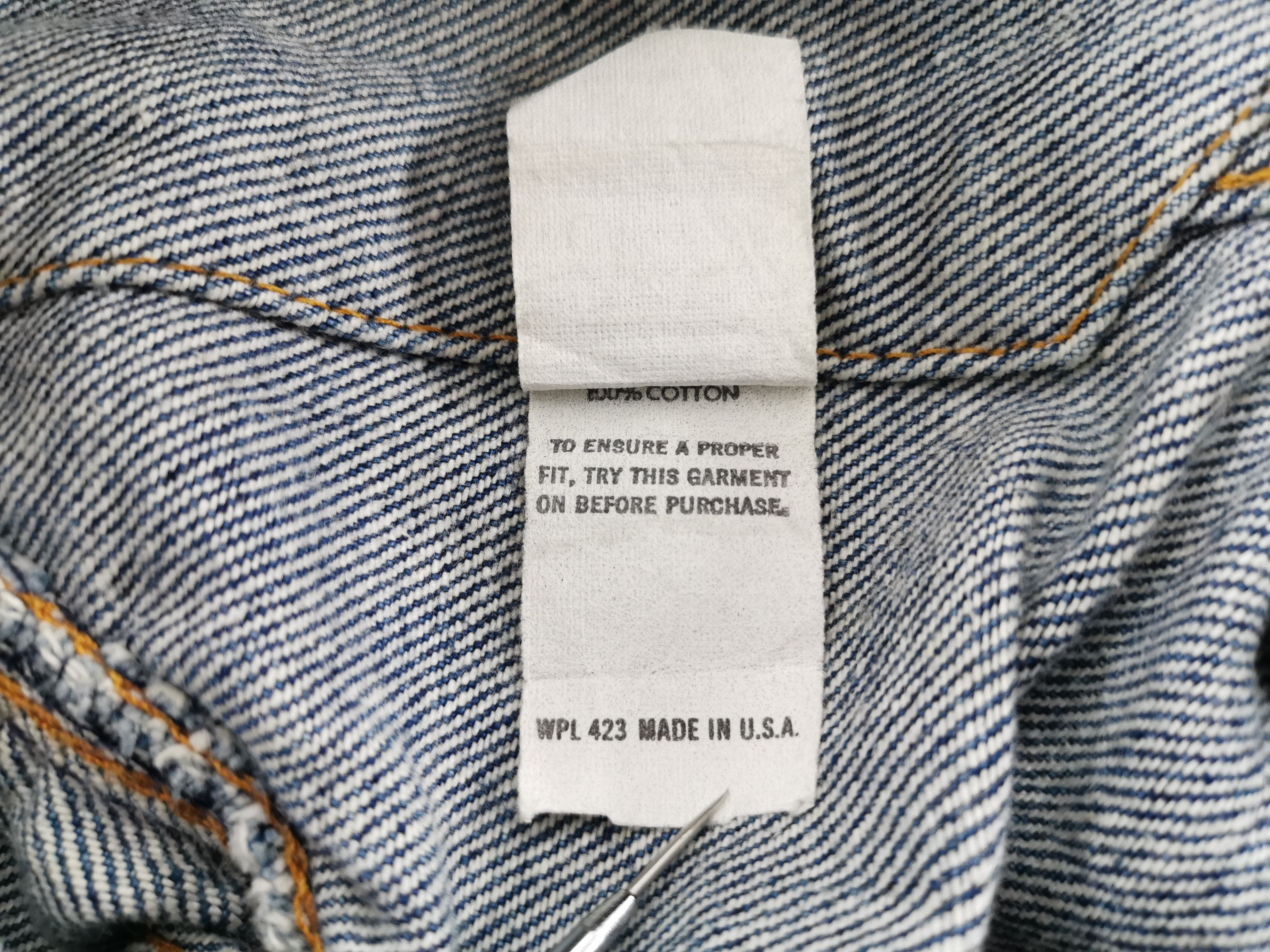 Distressed Vintage 80s Levis 71506-0216 Trucker Denim
