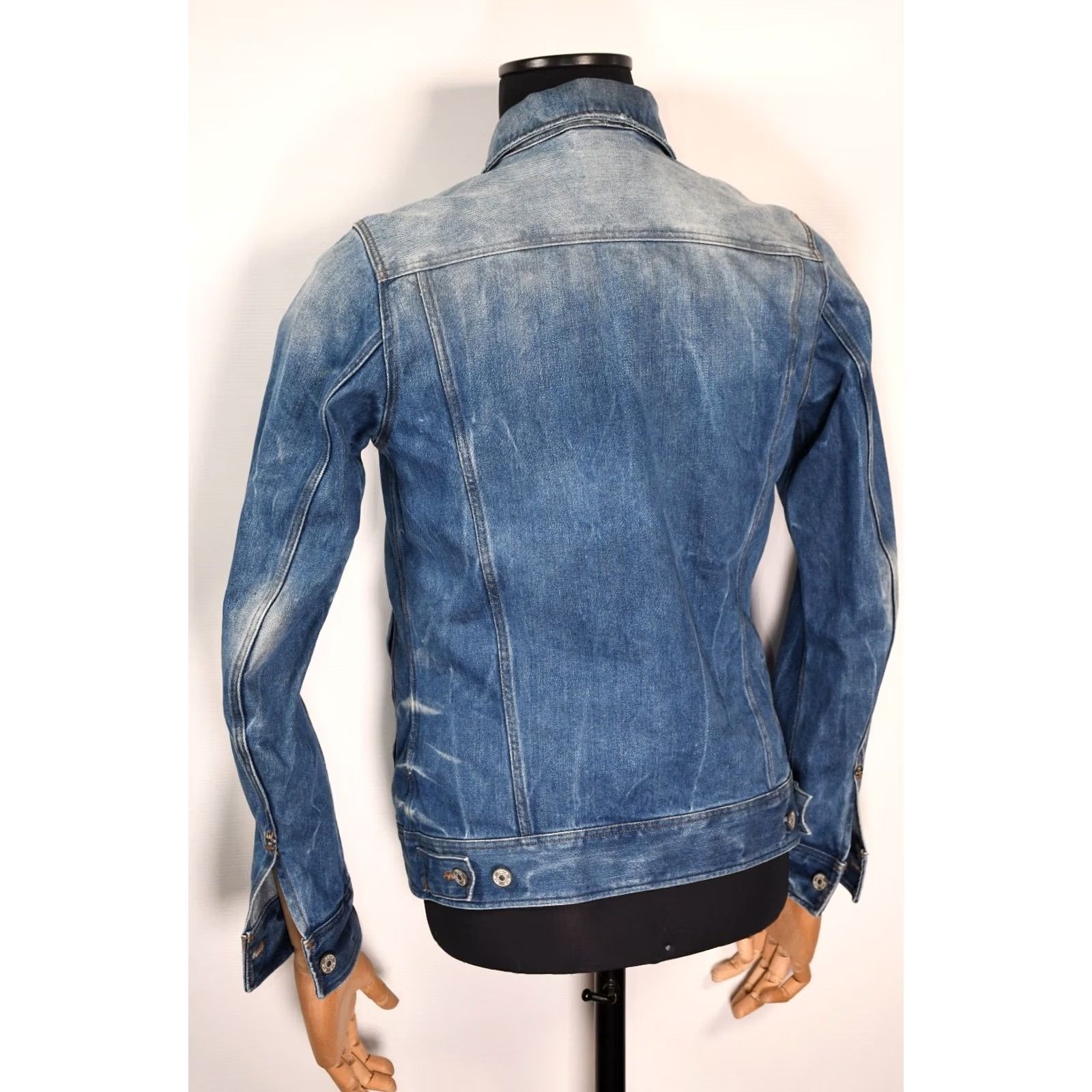 G-Star G-Star Slim Tailor 3D Denim Jacket L Mens Blue Jeans Jacket Size US L / EU 52-54 / 3 - 3 Thumbnail