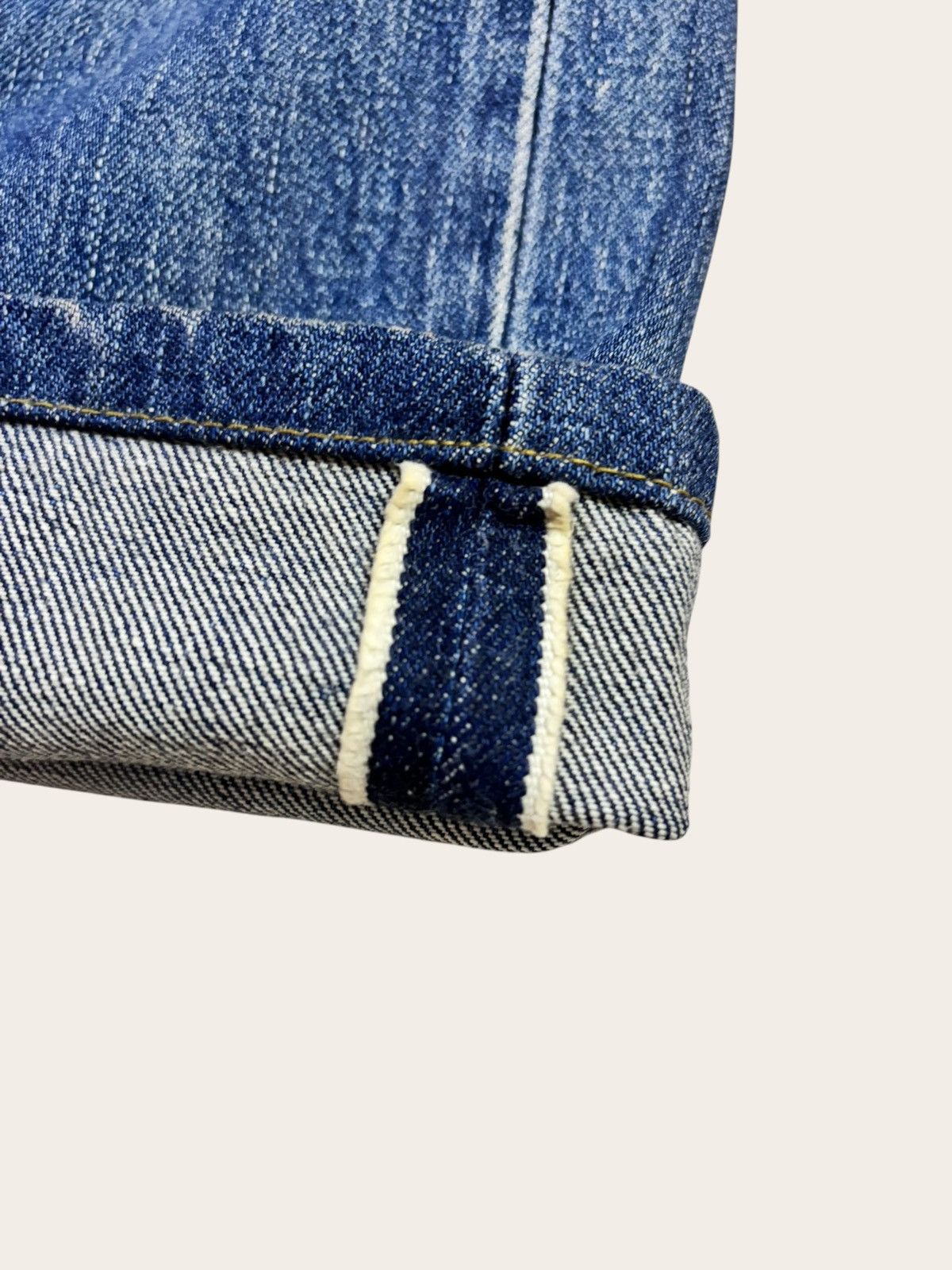 Levi's 90s Japan Levis Lot 503 Selvedge Yellow Faded Jeans Size US 28 / EU 44 - 7 Thumbnail