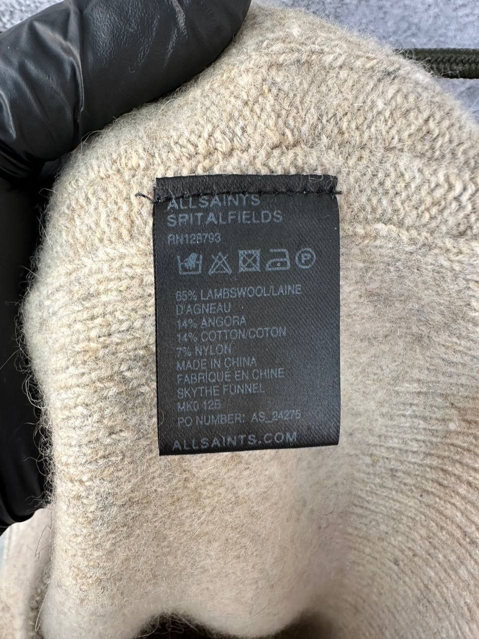 Allsaints × Vintage Allsaints Spitalfields Skythe Funnel Shawl Collar Sweater Size US L / EU 52-54 / 3 - 11 Thumbnail