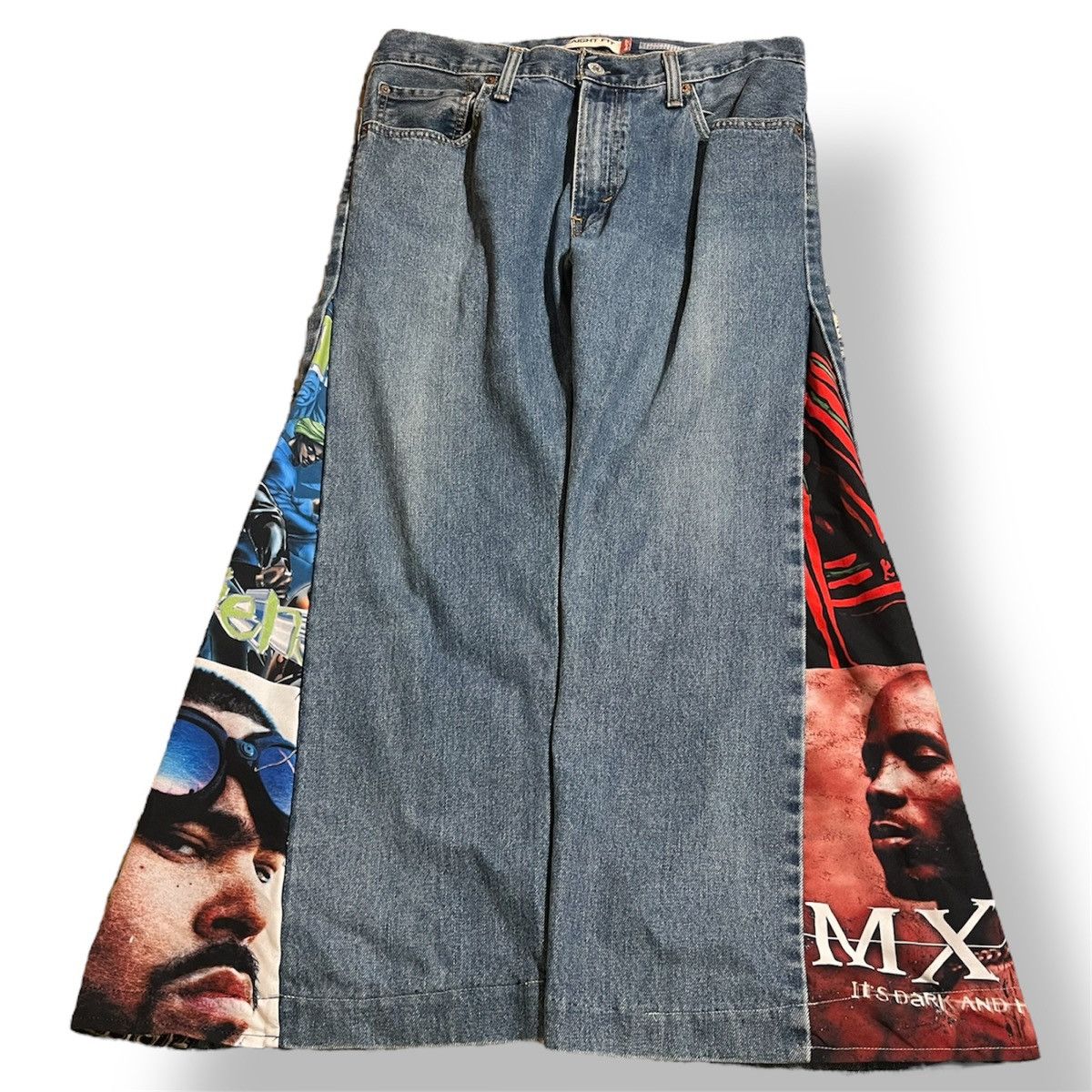 Handmade Custom flared Dmx jeans size 32 x 29 Size US 32 / EU 48 - 1 Thumbnail