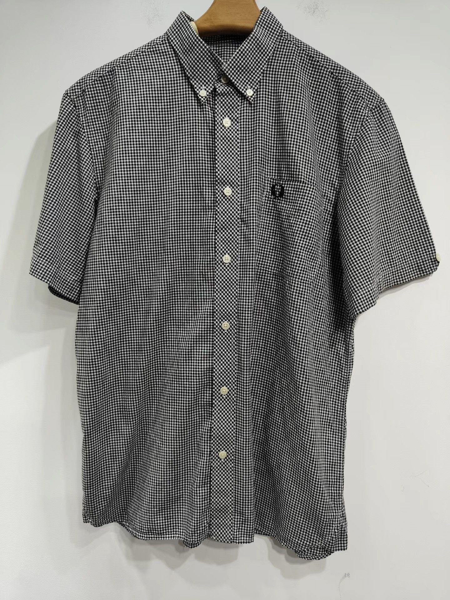 Fred Perry Fred Perry Men's Check Print Button-Up K29 Size US M / EU 48-50 / 2 - 1 Thumbnail