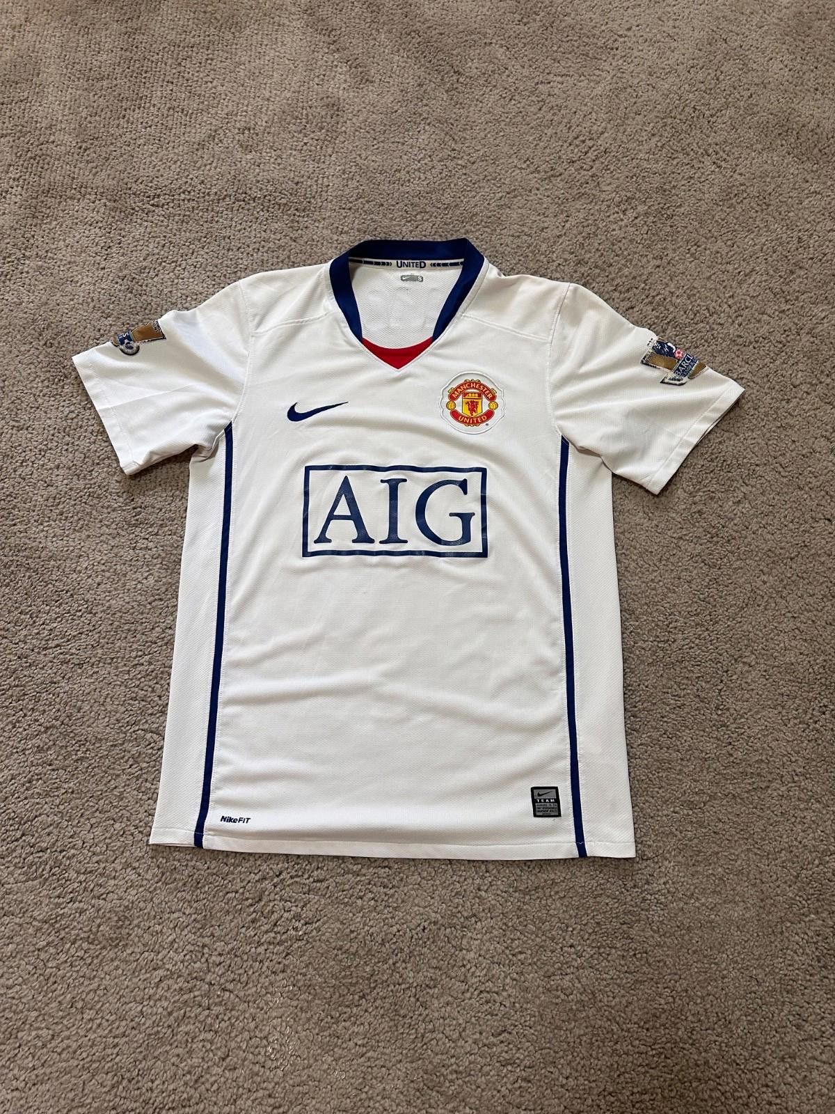 Nike Ronaldo #7 jersey 2008-2009 Manchester United Away Jersey S Size US S / EU 44-46 / 1 - 1 Thumbnail