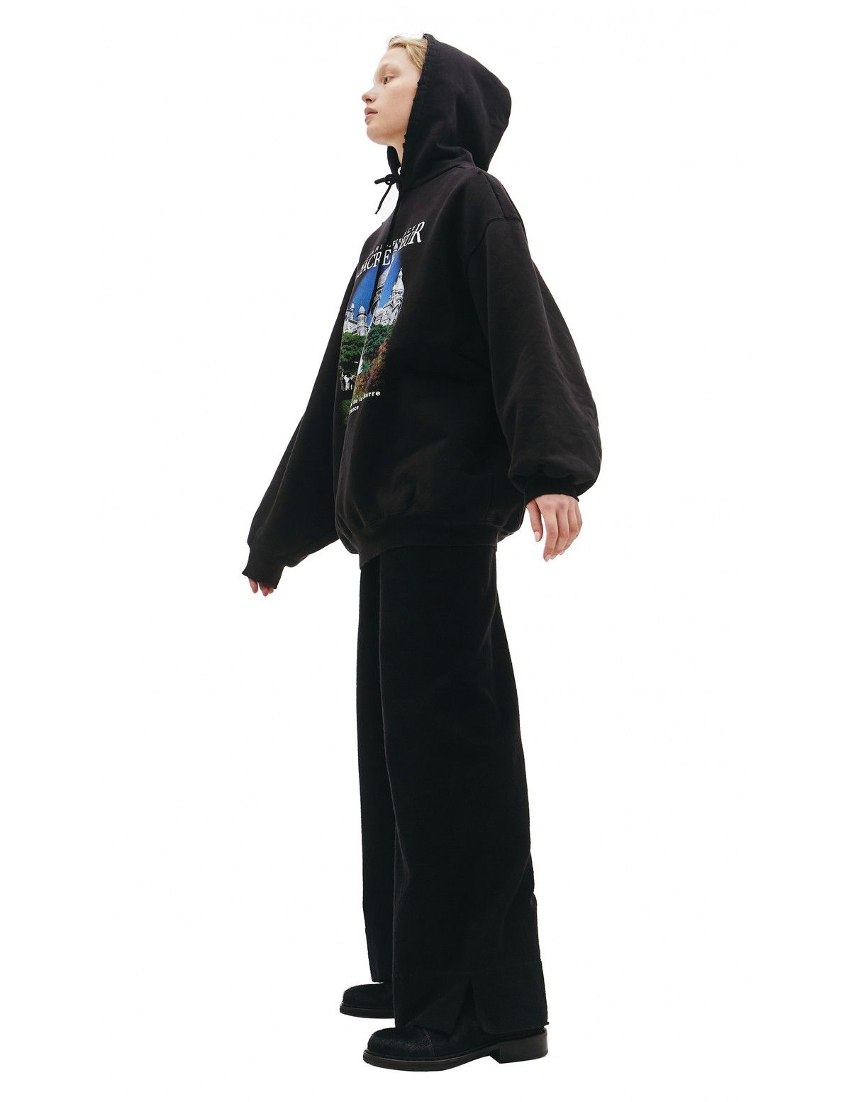 Balenciaga Balenciaga SS21 Sacré Coeur Hoodie - Black Cotton Size US M / EU 48-50 / 2 - 19 Thumbnail