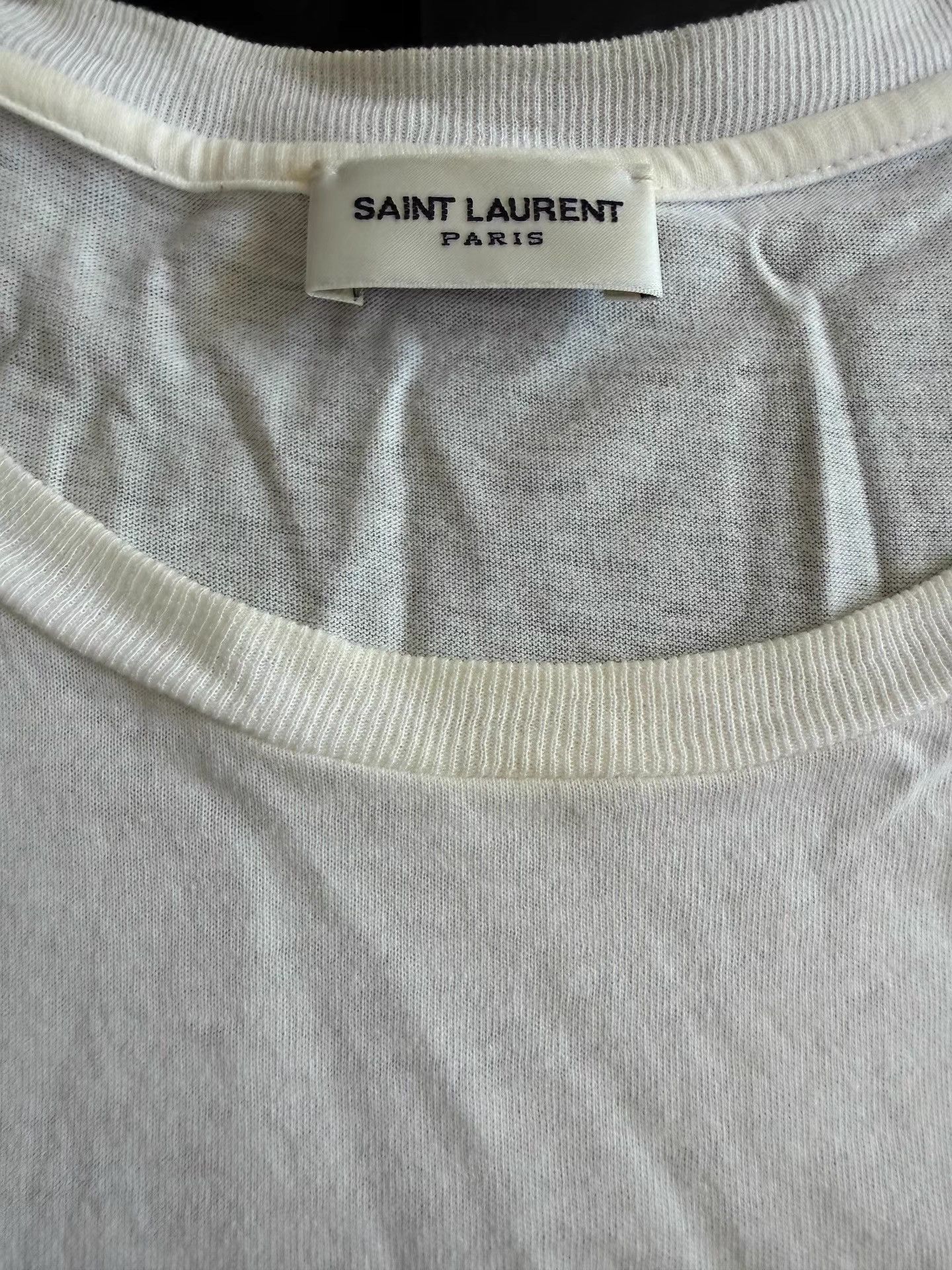 Saint Laurent Paris Saint Laurent Men's Phone Lady Printed T-shirt K33 Size US S / EU 44-46 / 1 - 5 Thumbnail