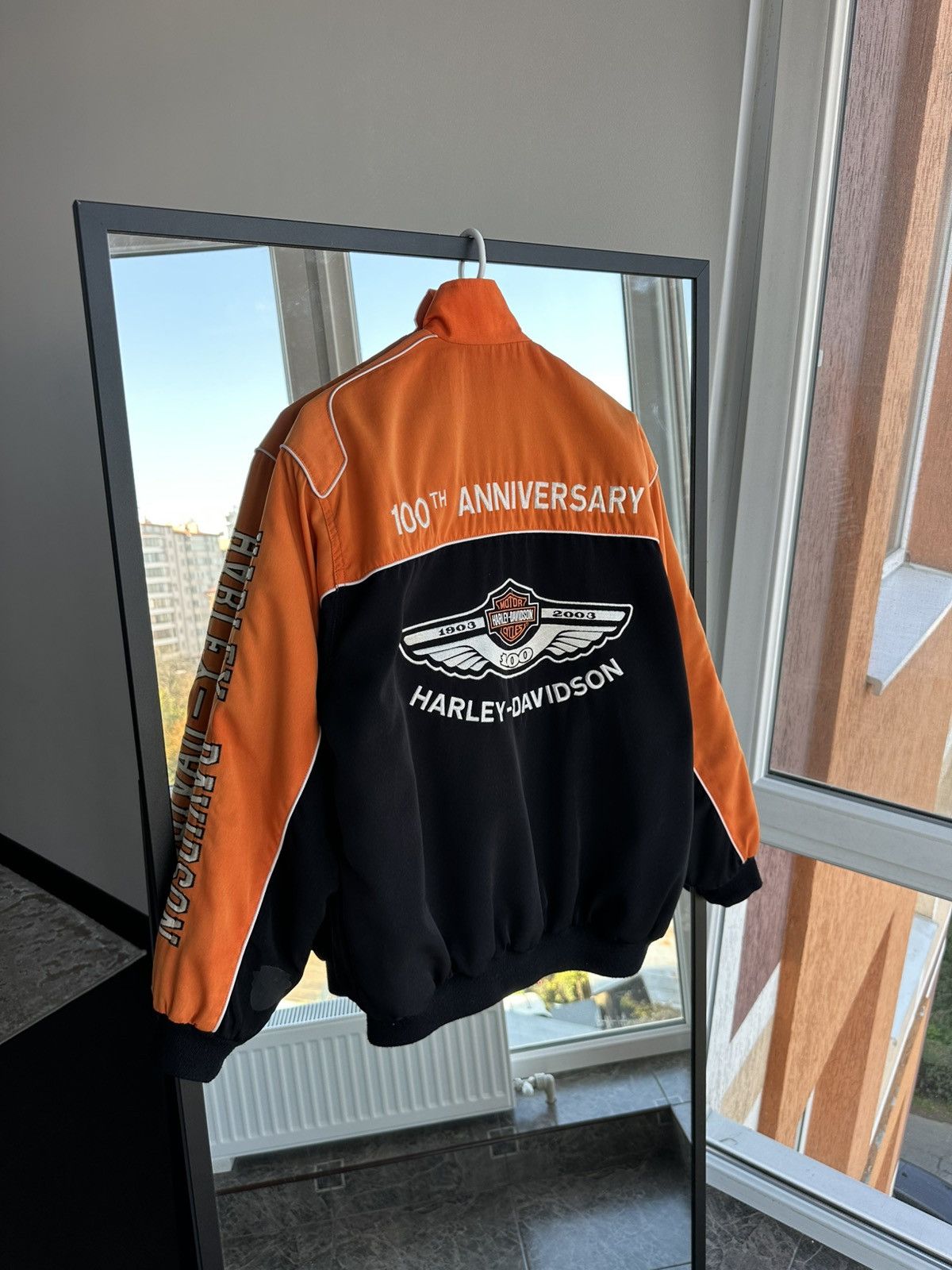 Harley Davidson Vintage Harley-Davidson Moto Racing Mens Jacket Size US M / EU 48-50 / 2 - 6 Thumbnail