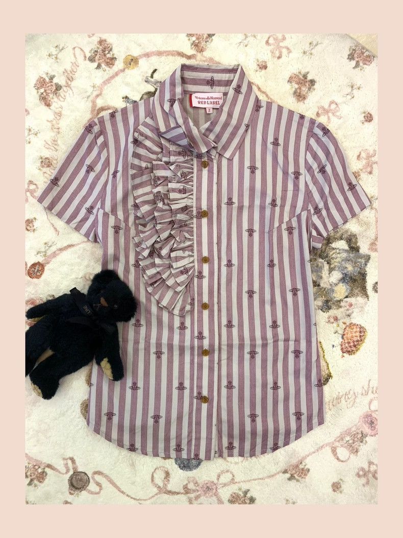 Vivienne Westwood Vivienne Westwood Vintage Striped Shirt - dmc Size US M / EU 48-50 / 2 - 1 Thumbnail