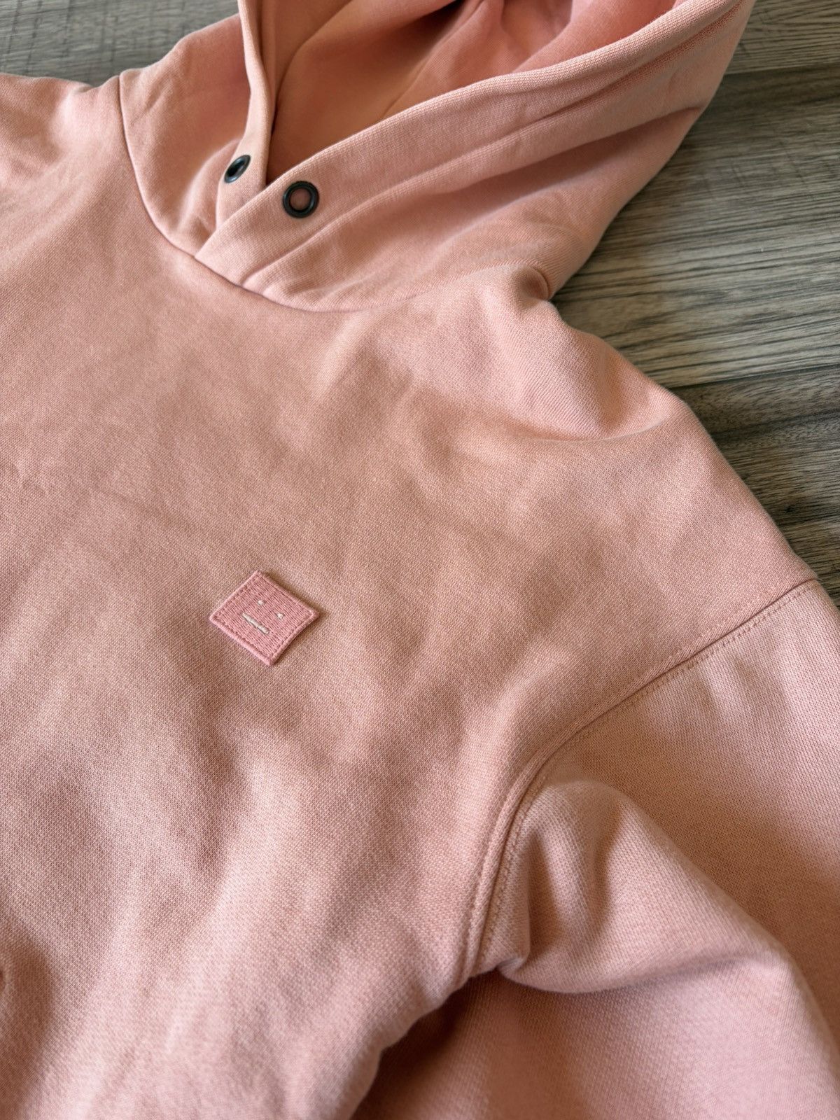 Acne Studios Acne Studios Ferris Face Hoodie - Pale Pink - Size S Size US S / EU 44-46 / 1 - 6 Thumbnail