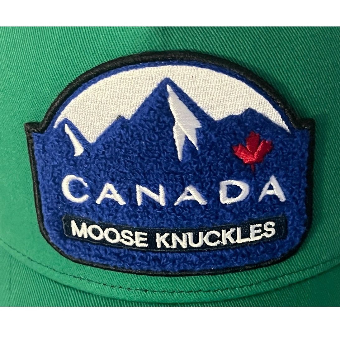 Moose Knuckles Moose Knuckles Canadiana Patch Cap Malachite/Green NWT Size ONE SIZE - 7 Thumbnail