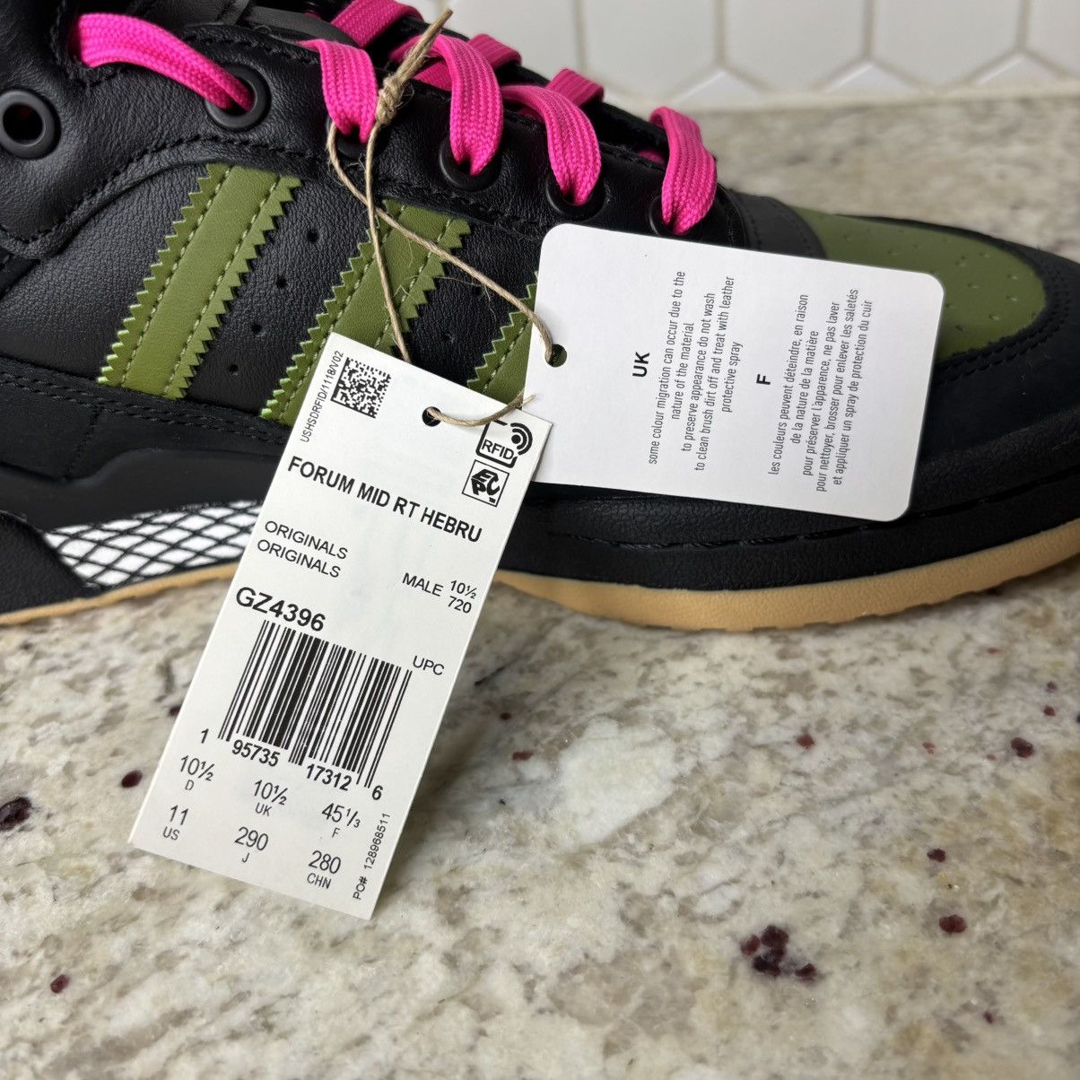 Adidas × Hebru Brantley Size 11-adidas Forum Mid RTHebru Brantley Frogboy NEW Size US 11 / EU 44 - 9 Thumbnail