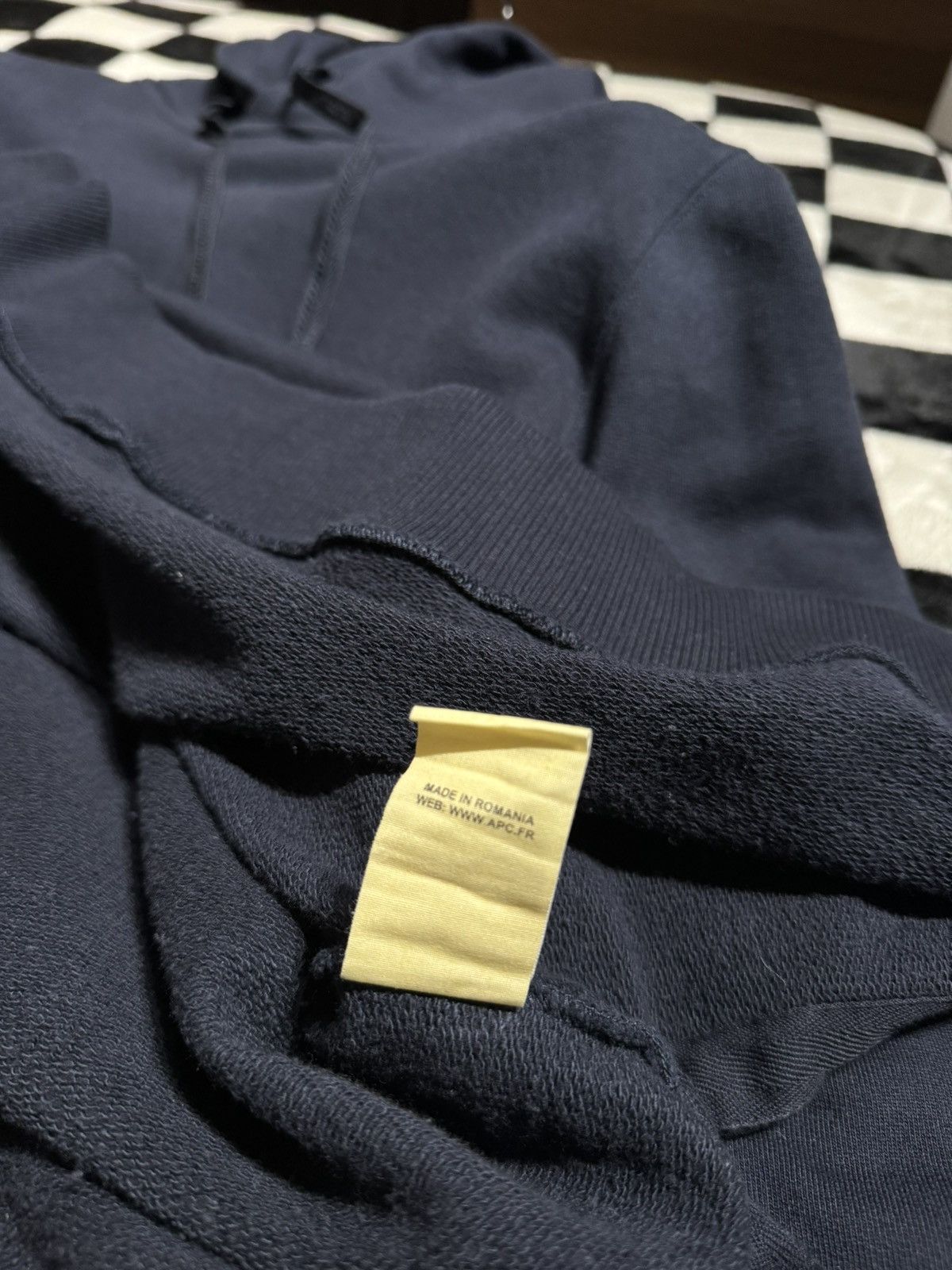 A.P.C. FW13 KANYE CAPSULE AIRPORT HOODIE BLUE Size US L / EU 52-54 / 3 - 5 Thumbnail