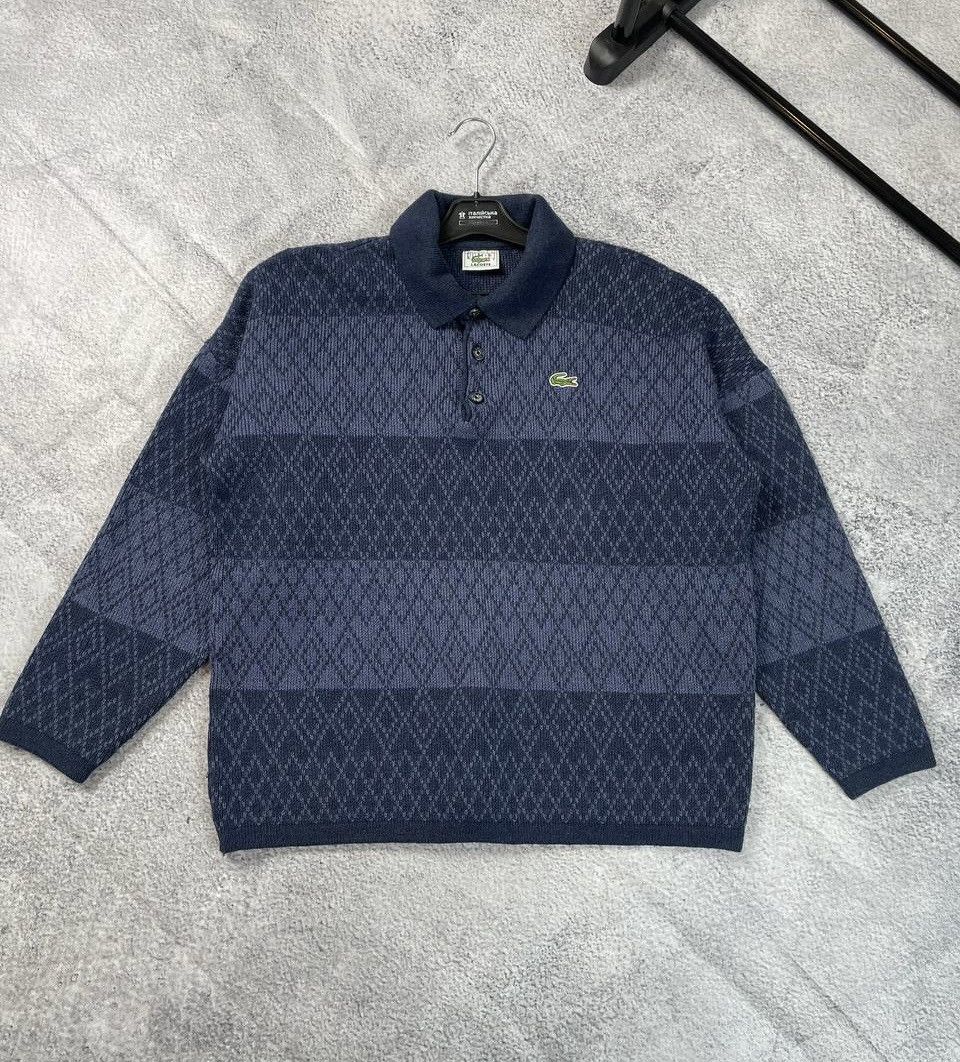 Lacoste × Vintage Vintage rare Lacoste knit Aztec sweater Size US M / EU 48-50 / 2 - 2 Thumbnail