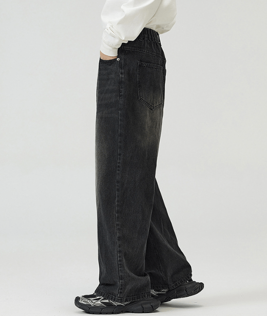 Japanese Brand × Jean American straight loose wide-leg men's baggy jeans Size US 32 / EU 48 - 5 Thumbnail