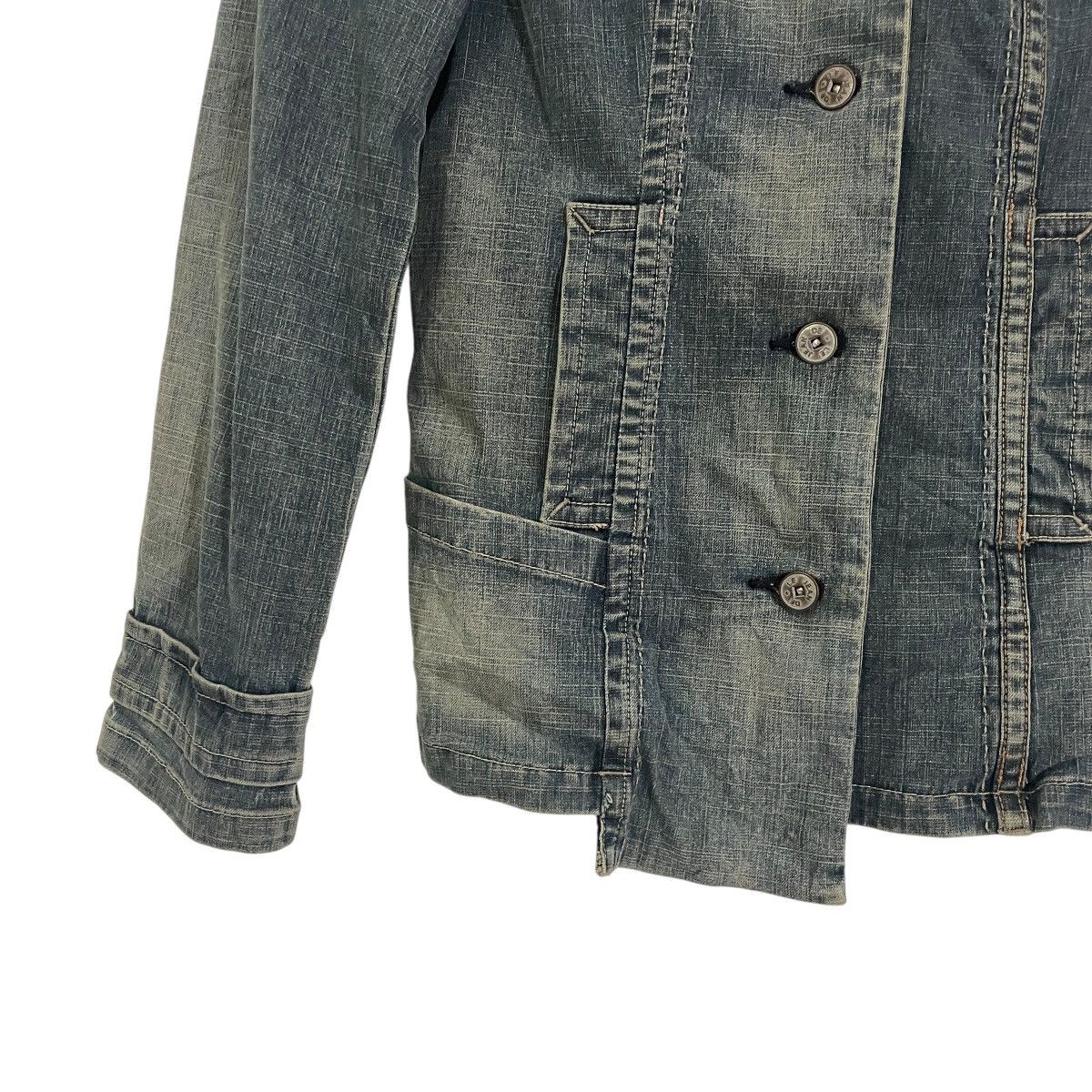 Marithe + Francois Girbaud Vintage Marithe Fancois Girboud Denim Jacket Size M / US 6-8 / IT 42-44 - 4 Thumbnail