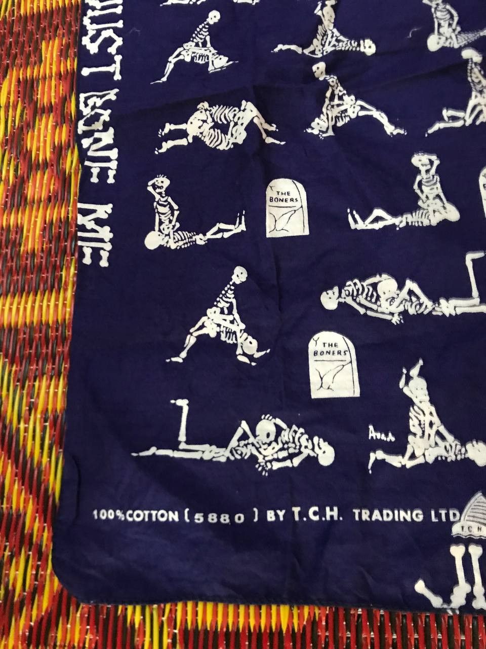 Fashion Victim × Vintage Vintage Fashion Victim Just Bone Me Bandana Size ONE SIZE - 3 Thumbnail