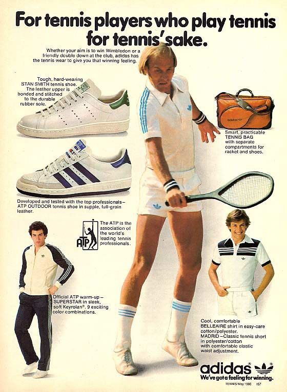 Adidas 🔥Vintage 1980's Adidas Tennis Short Pants Size US 33 - 1 Thumbnail