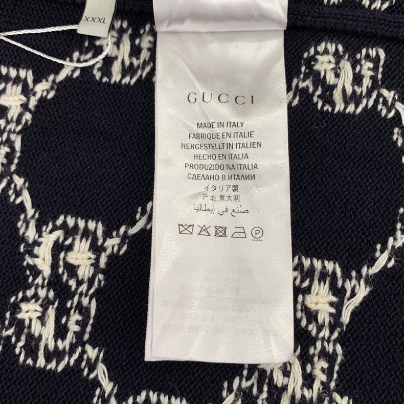 Gucci Gucci Size 3XL Color block striped logo old flower full pr Size US XL / EU 56 / 4 - 7 Thumbnail