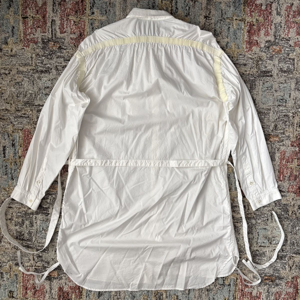 The Viridi-anne Pull Up Gathered Long Shirt cotton bondage strap gathered Size US M / EU 48-50 / 2 - 6 Thumbnail