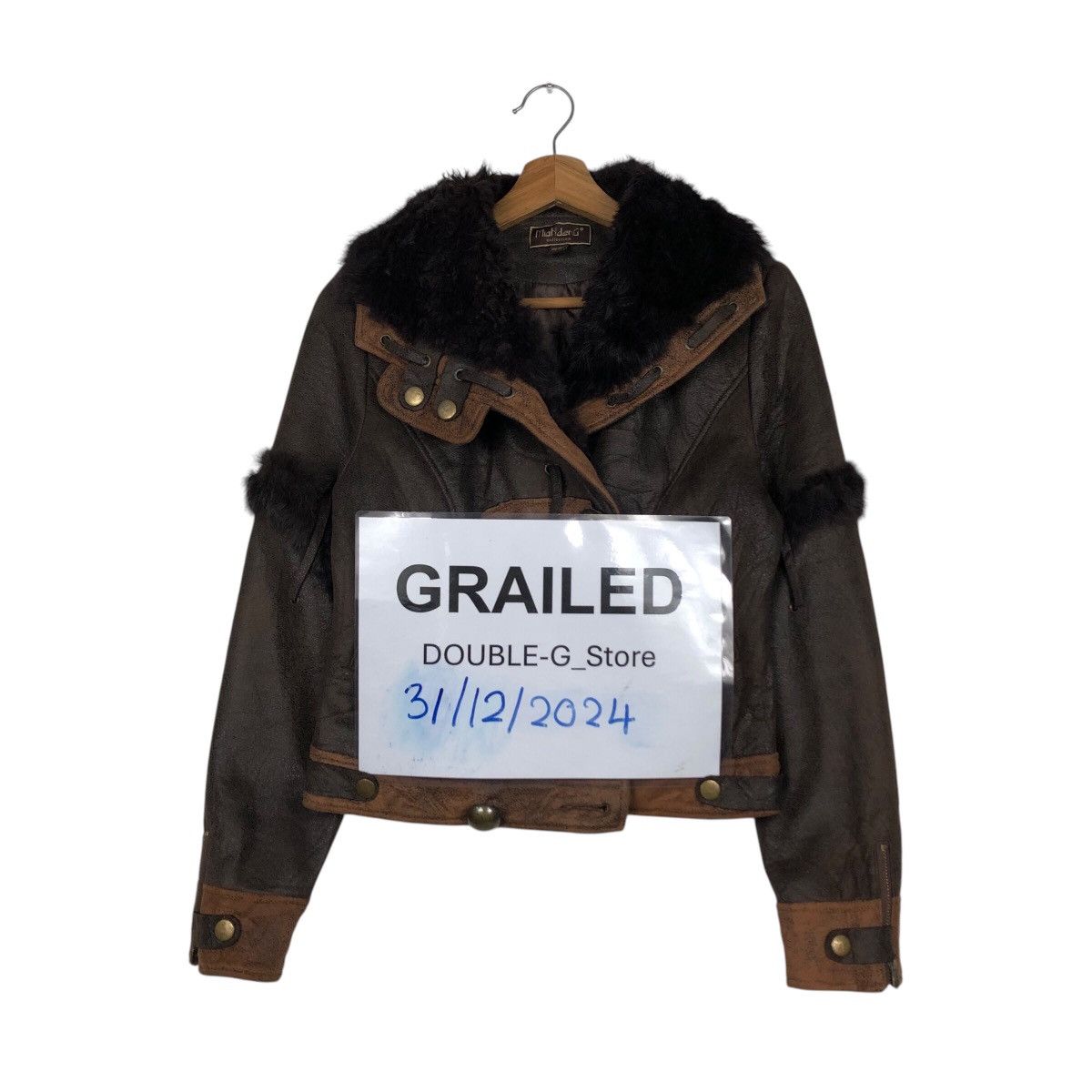 Japanese Brand 📌Cropped Biker Soft Leather Jacket Mian Deng Issey Miyake Size US L / EU 52-54 / 3 - 1 Thumbnail