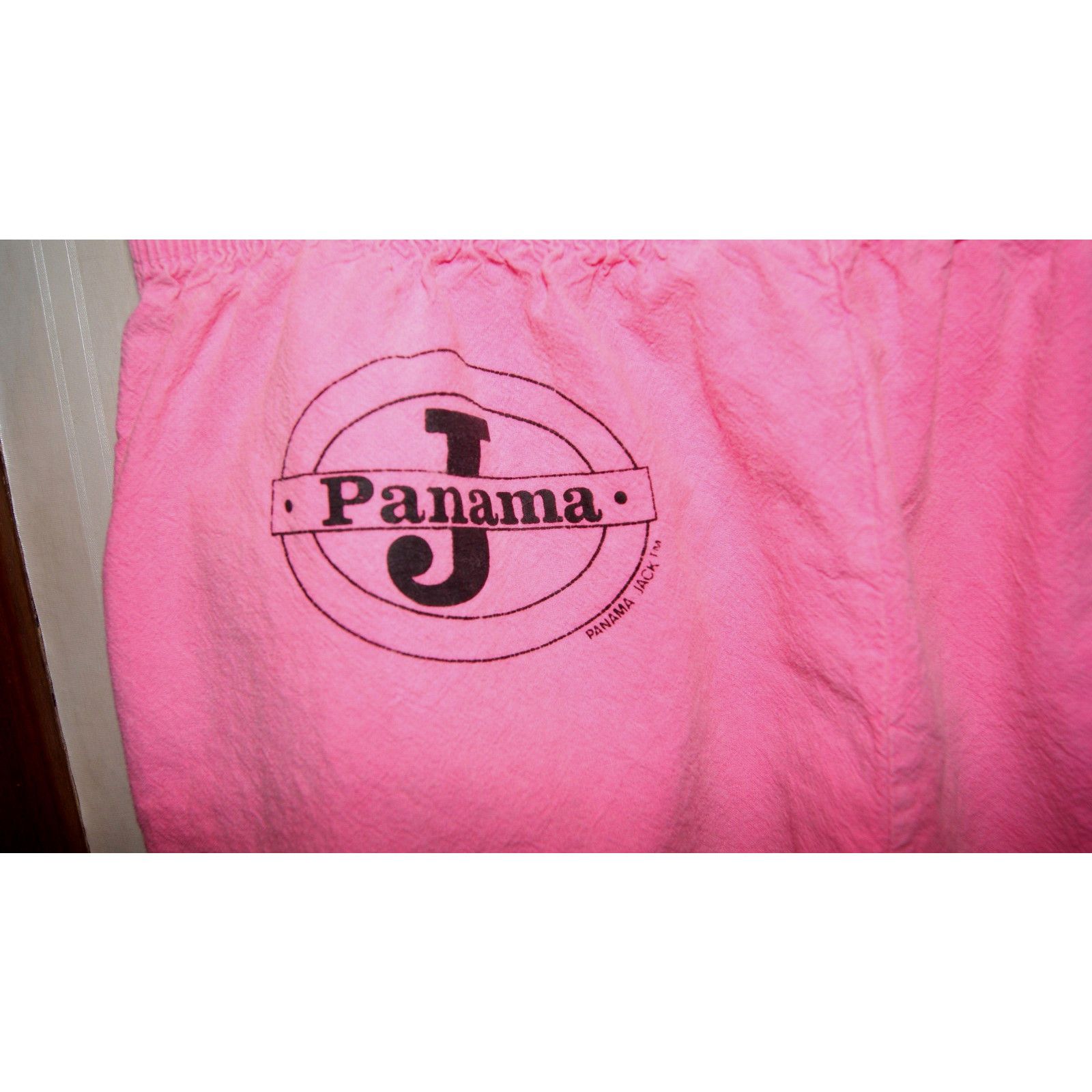 Panama Jack VTG Panama Jack Bright Neon Pink S Beach Cotton Pants USA Size US 30 / EU 46 - 3 Thumbnail