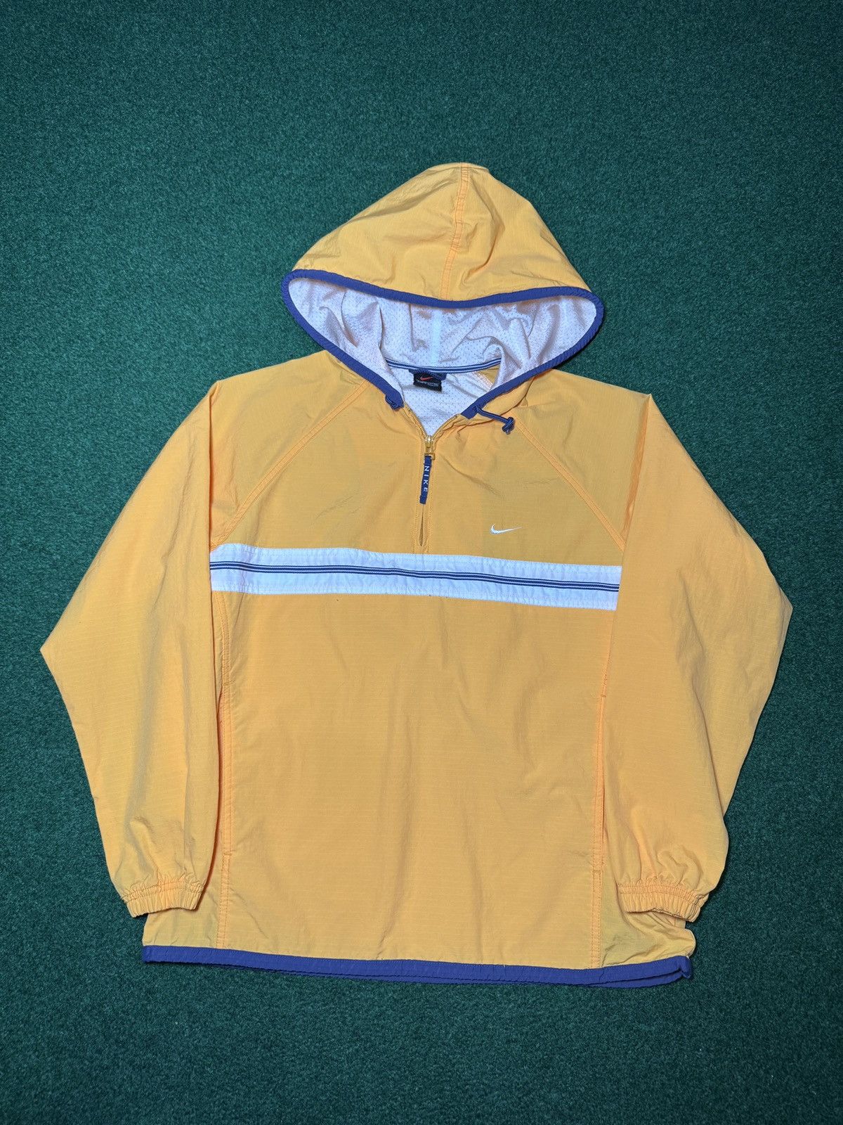Nike Nike Vintage 1/4 Zip 90s Y2K Small 21x26 Windbreaker Jacket Size US S / EU 44-46 / 1 - 1 Thumbnail
