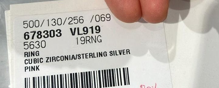 Bottega Veneta o1n1vont1124 Size: 19 / Ring in Silver/Pink Size ONE SIZE - 9 Thumbnail