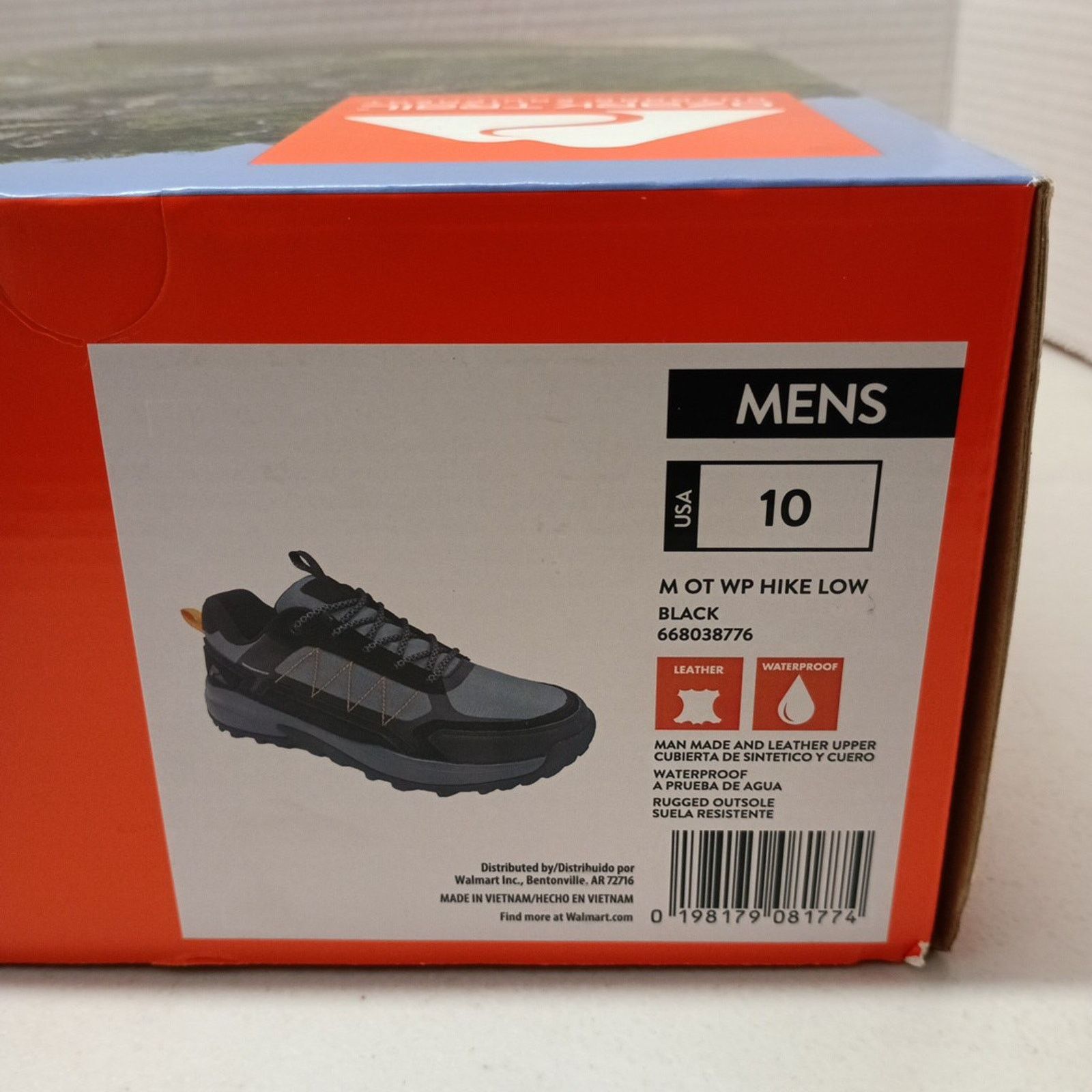 Other Ozark Trail Men's Waterproof Hiking Shoes Size 10 Black Size US 10 / EU 43 - 6 Thumbnail