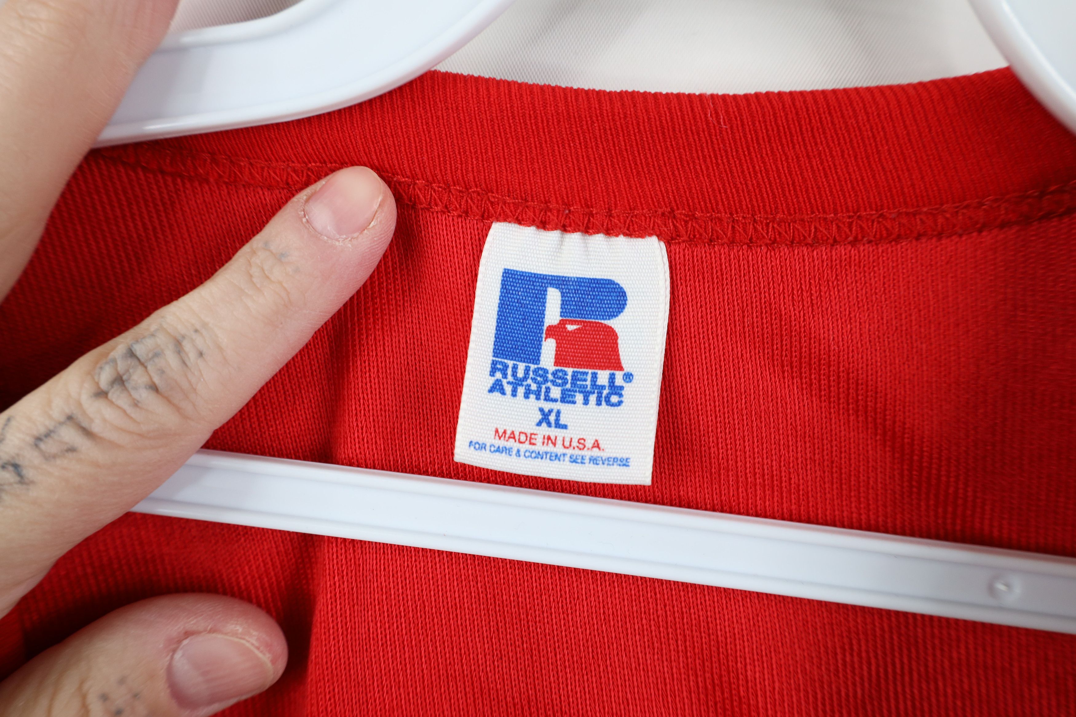 Russell Athletic Vintage 80s Russell Athletic Ohio State University Jersey Size US XL / EU 56 / 4 - 9 Thumbnail