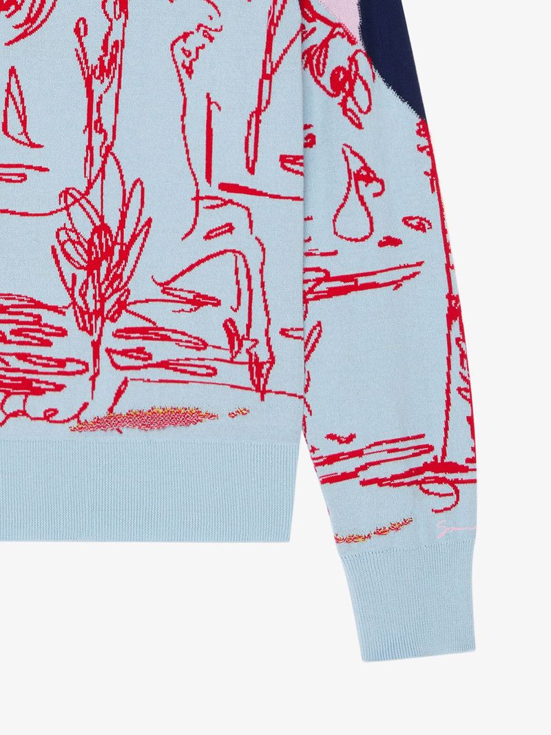 Givenchy o1w1db10426 Crew Neck Sweater in Multicolor Size US S / EU 44-46 / 1 - 4 Thumbnail