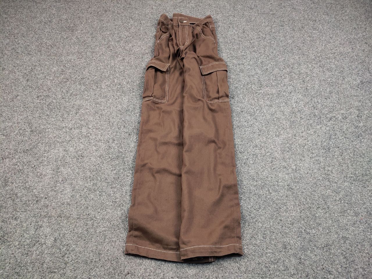 Japanese Brand Vintage 90's Japanese Beggy Beige Cargo Pants Y2K Hype Style Size US 32 / EU 48 - 2 Thumbnail