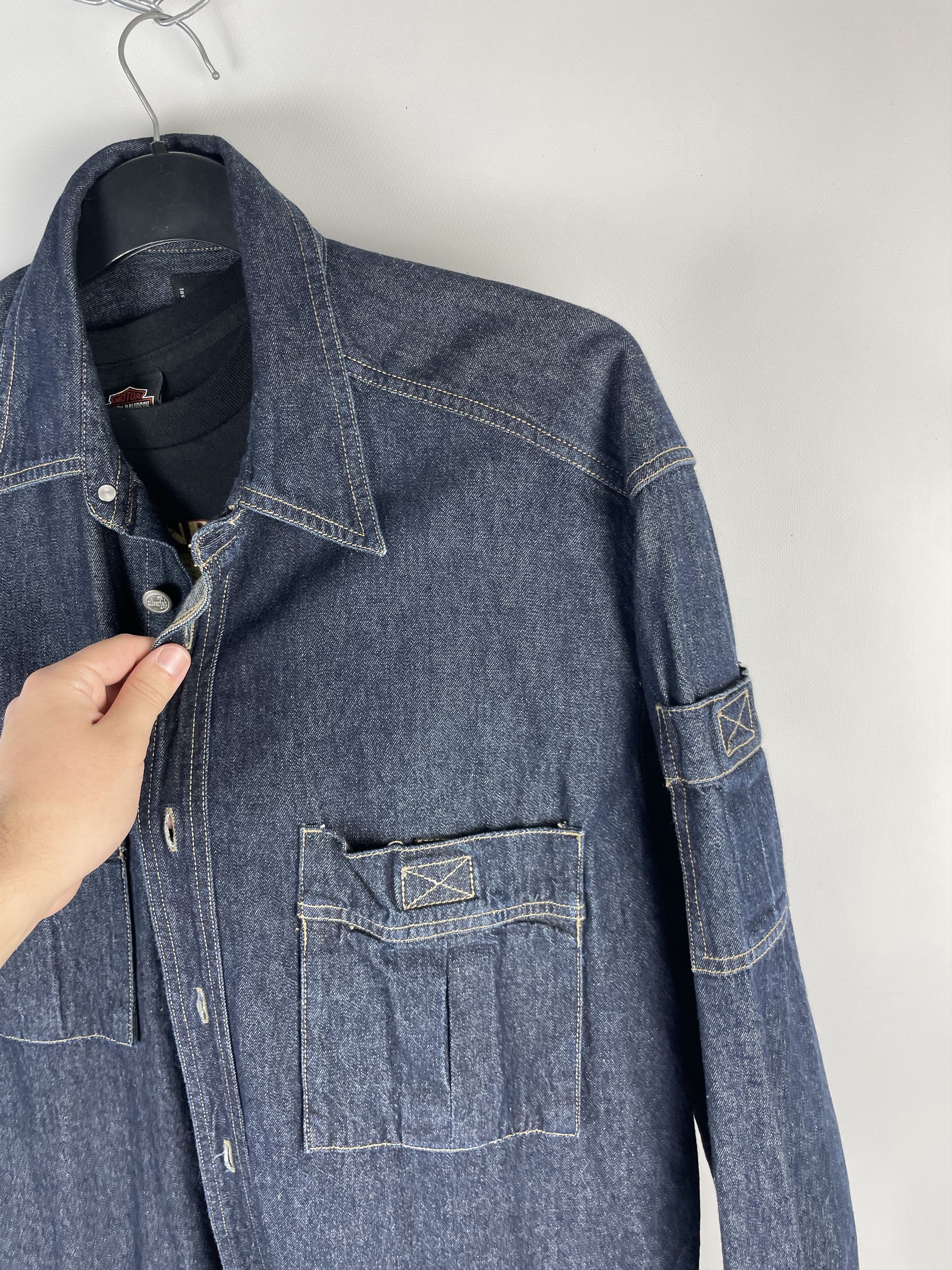 Levi's American Vintage Levi’s Silver Tab Denim Overshirt Y2K Size US M / EU 48-50 / 2 - 4 Thumbnail