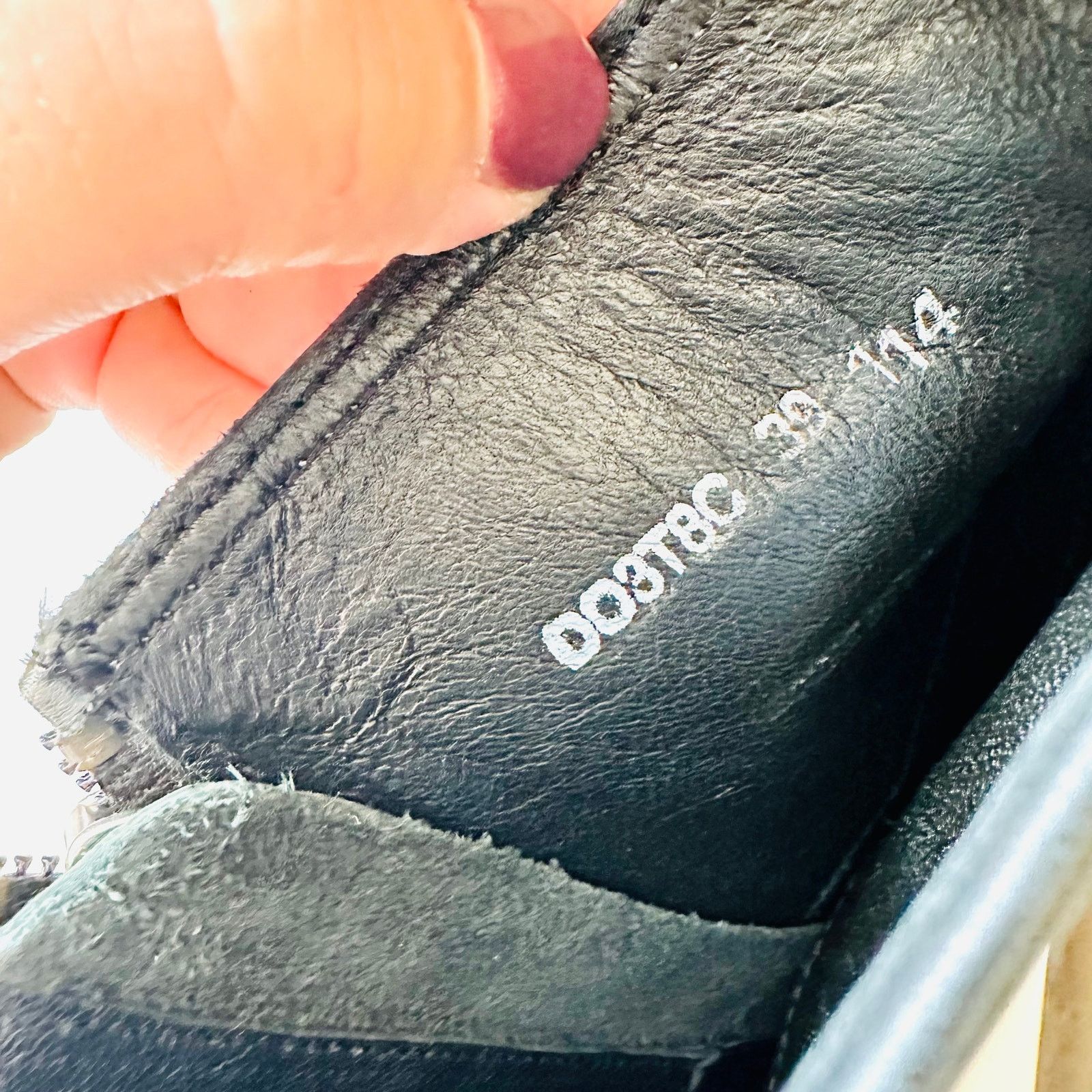 Geox GEOX Repspira Dark Brown Black Leather Studded Riding Boots Size US 9 / IT 39 - 10 Thumbnail