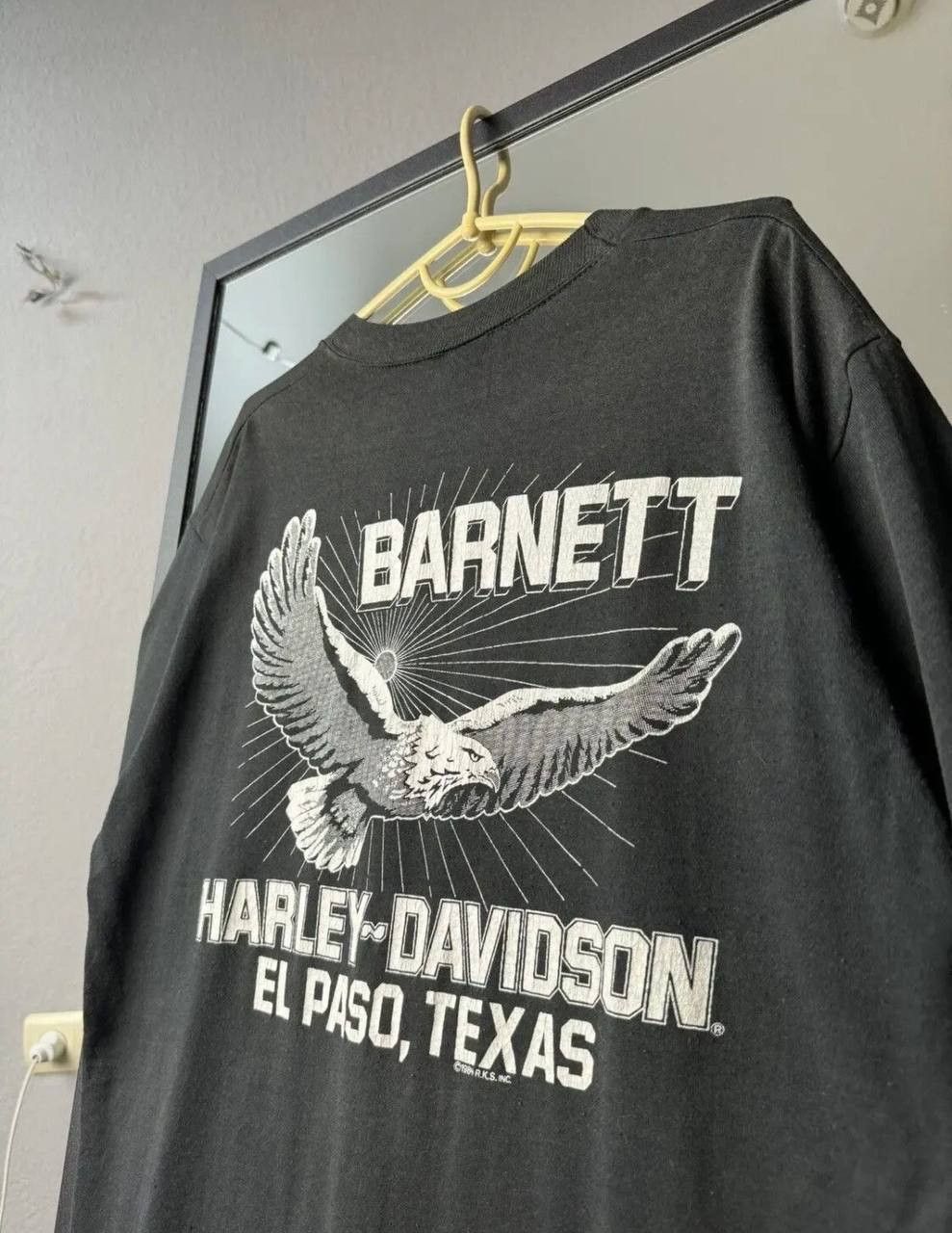 Harley Davidson × Vintage Vintage Harley Davidson 1984 Faded Logo Tee Rare T-shirt Size US M / EU 48-50 / 2 - 4 Thumbnail