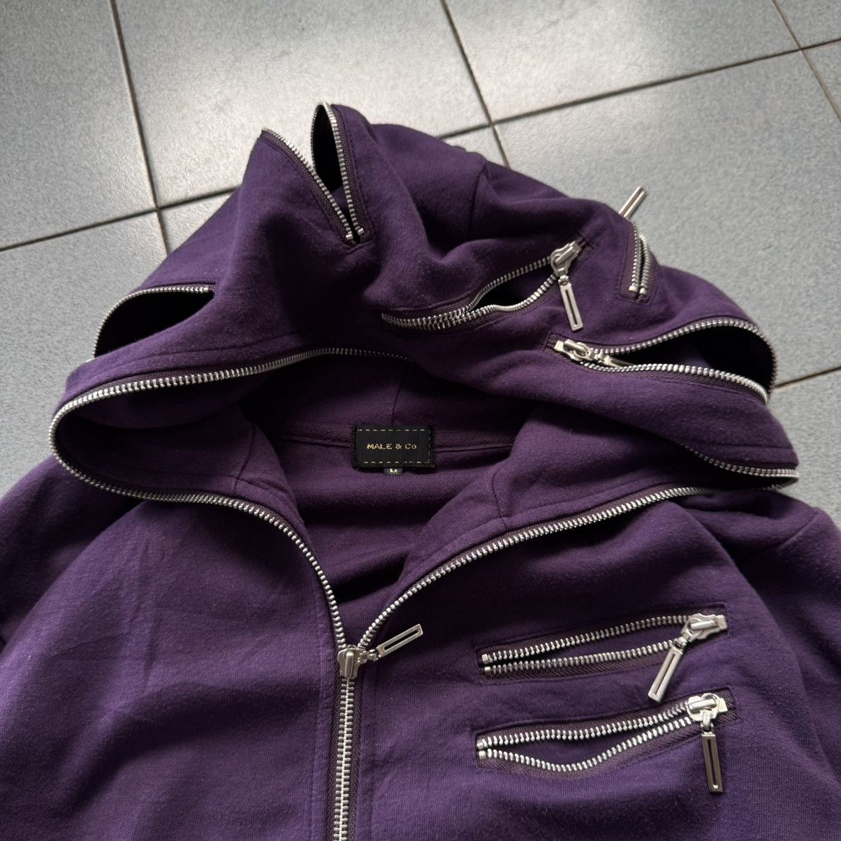 If Six Was Nine 2000s japanese brand - vkei style full zip hoodie Size US M / EU 48-50 / 2 - 11 Thumbnail