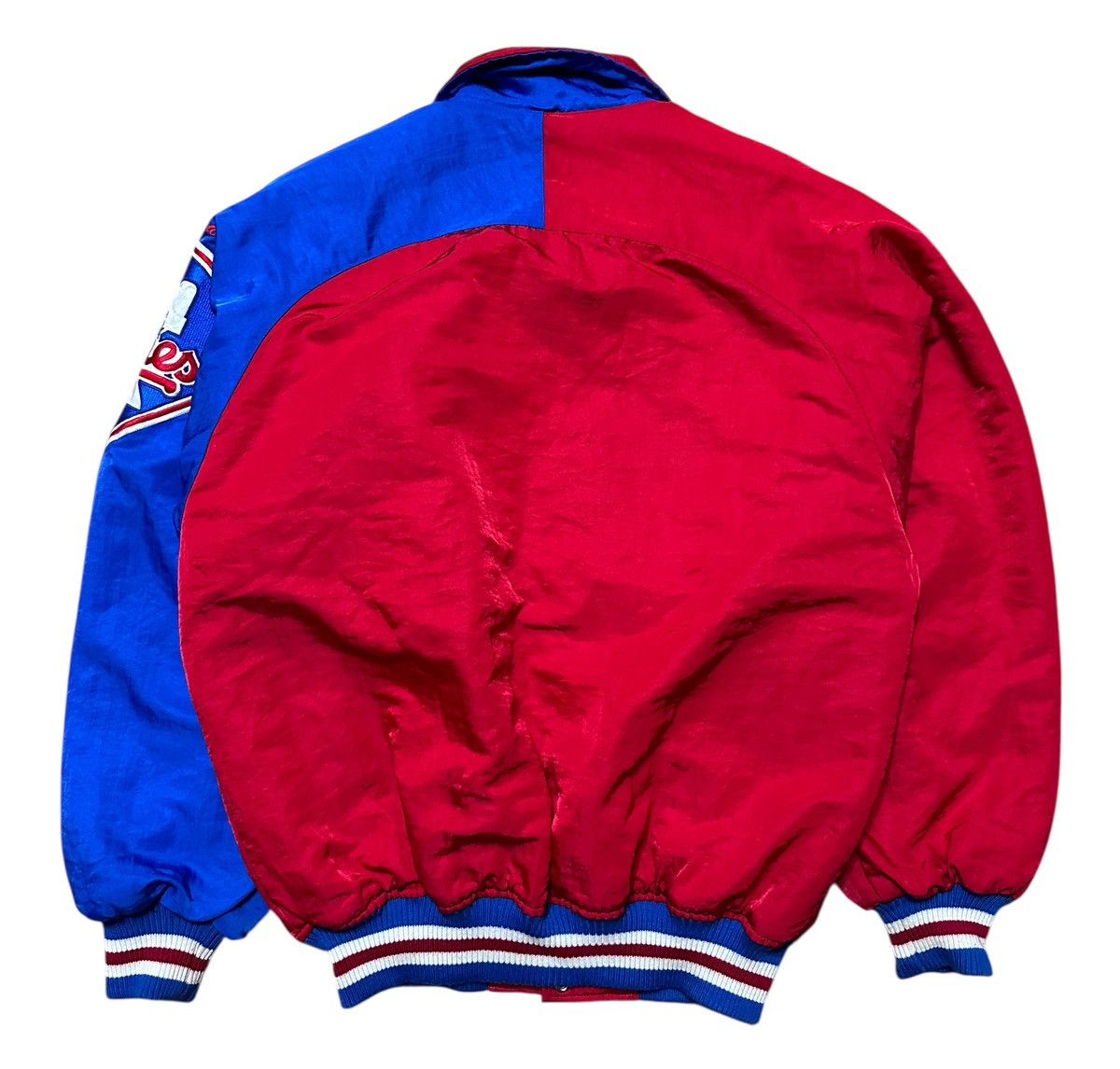 Vintage Vintage Philadelphia Phillies Varsity Snap Jacket Size US L / EU 52-54 / 3 - 3 Thumbnail