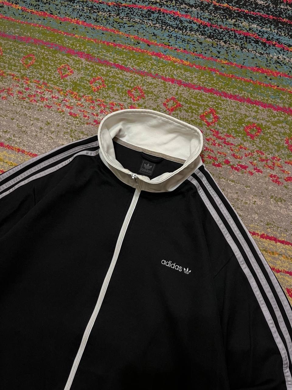 Adidas × Vintage Vintage Adidas 3-Striped Boxy Jacket Archive Opium XL Size US XL / EU 56 / 4 - 4 Thumbnail