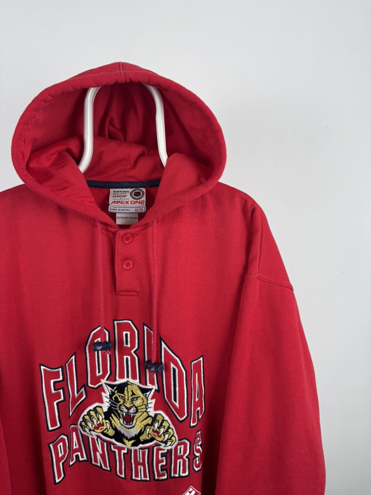 Apex One Vintage Apex One Florida Panthers NHL Big Logo Hoodie Size US XL / EU 56 / 4 - 2 Thumbnail