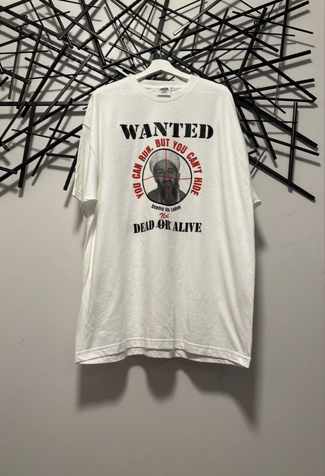 Vintage Vintage Osama Bin Laden Wanted Dead Or Alive T-shirt | Grailed