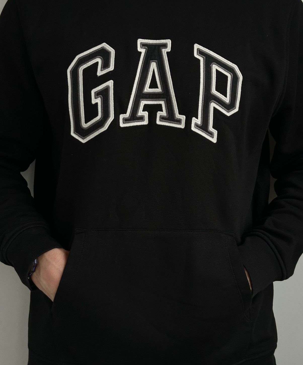 Gap GAP Hoodie Black Mens Hooded Size XL Size US XL / EU 56 / 4 - 2 Thumbnail