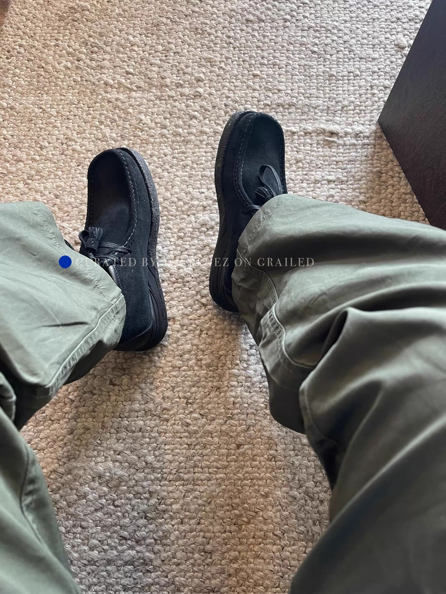 Visvim Olive Green Kendo Pants in Thin Silhouette Size US 34 / EU 50 - 1 Thumbnail