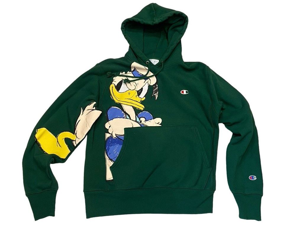 Champion Disney Donald Duck Hoodie Thick Massive Material Size US S / EU 44-46 / 1 - 1 Thumbnail