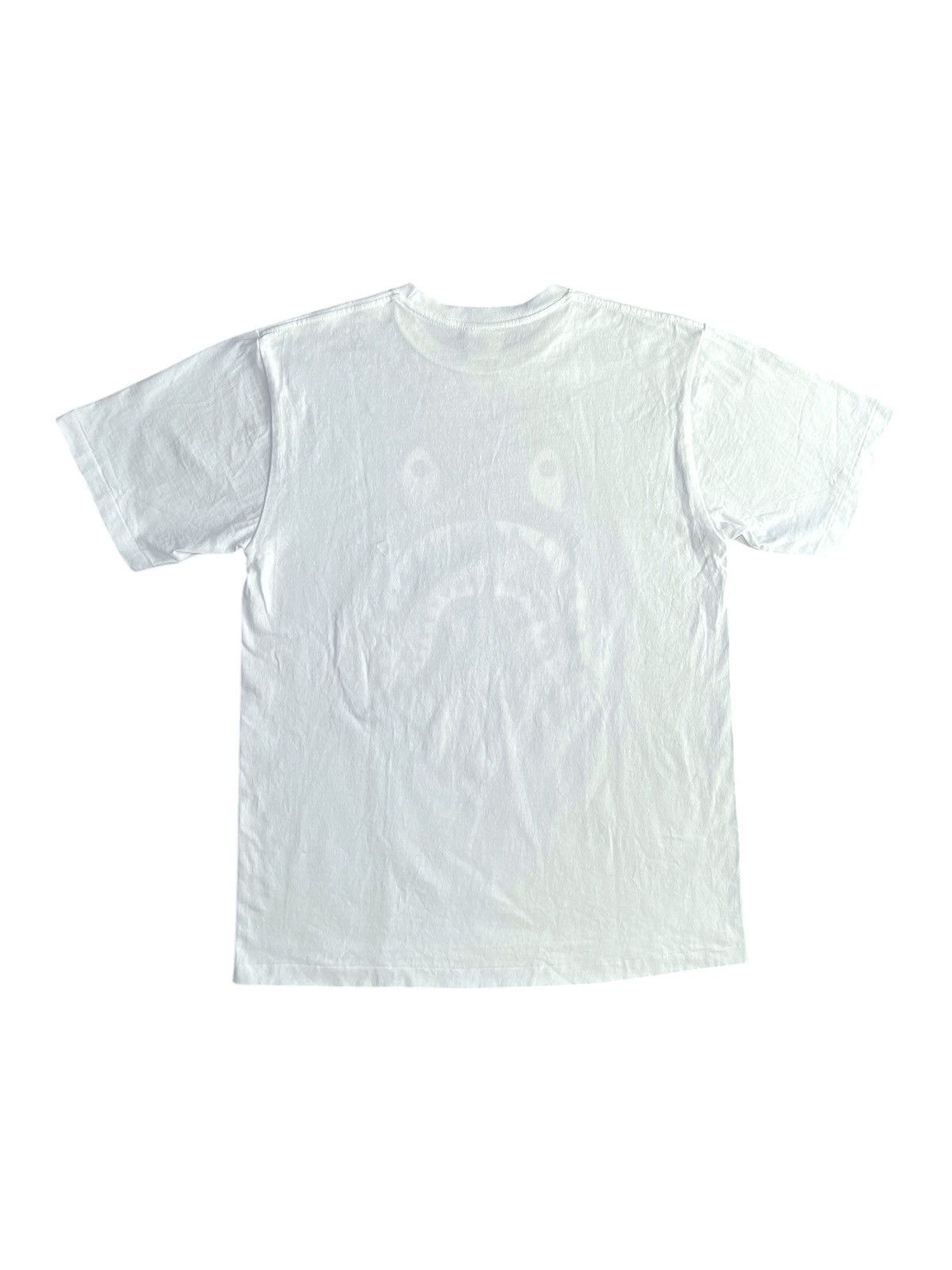 Bape White Bape Shark T-Shirt Size US L / EU 52-54 / 3 - 2 Thumbnail
