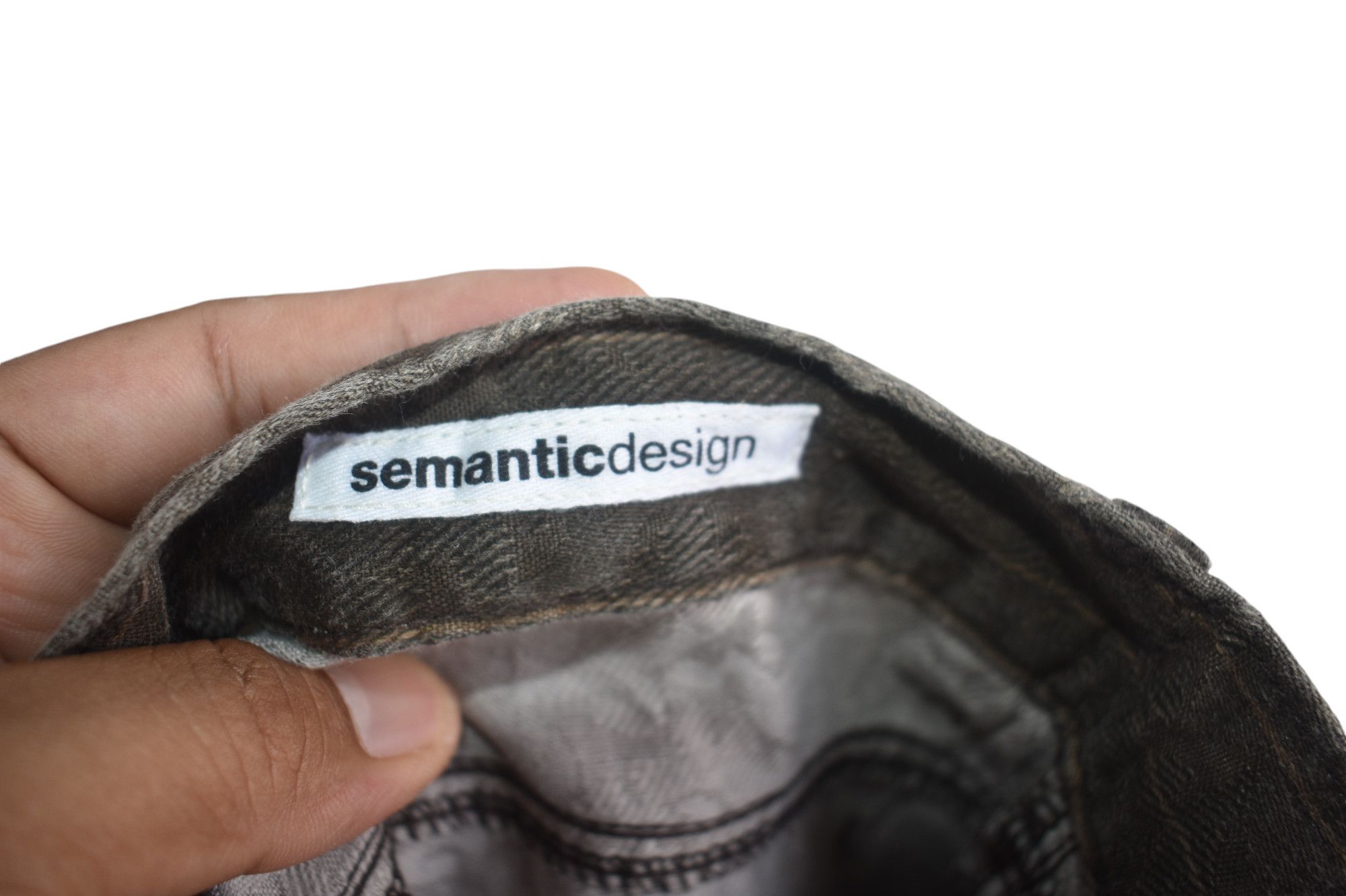 If Six Was Nine × Japanese Brand × semanticdesign Wide Leg 🔥 Semantic Design Vintage Pants W32 Size US 32 / EU 48 - 6 Thumbnail