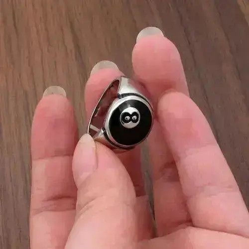 Jewelry Black 8 Ring Size 6 7 8 9 10 11 Size ONE SIZE - 4 Thumbnail
