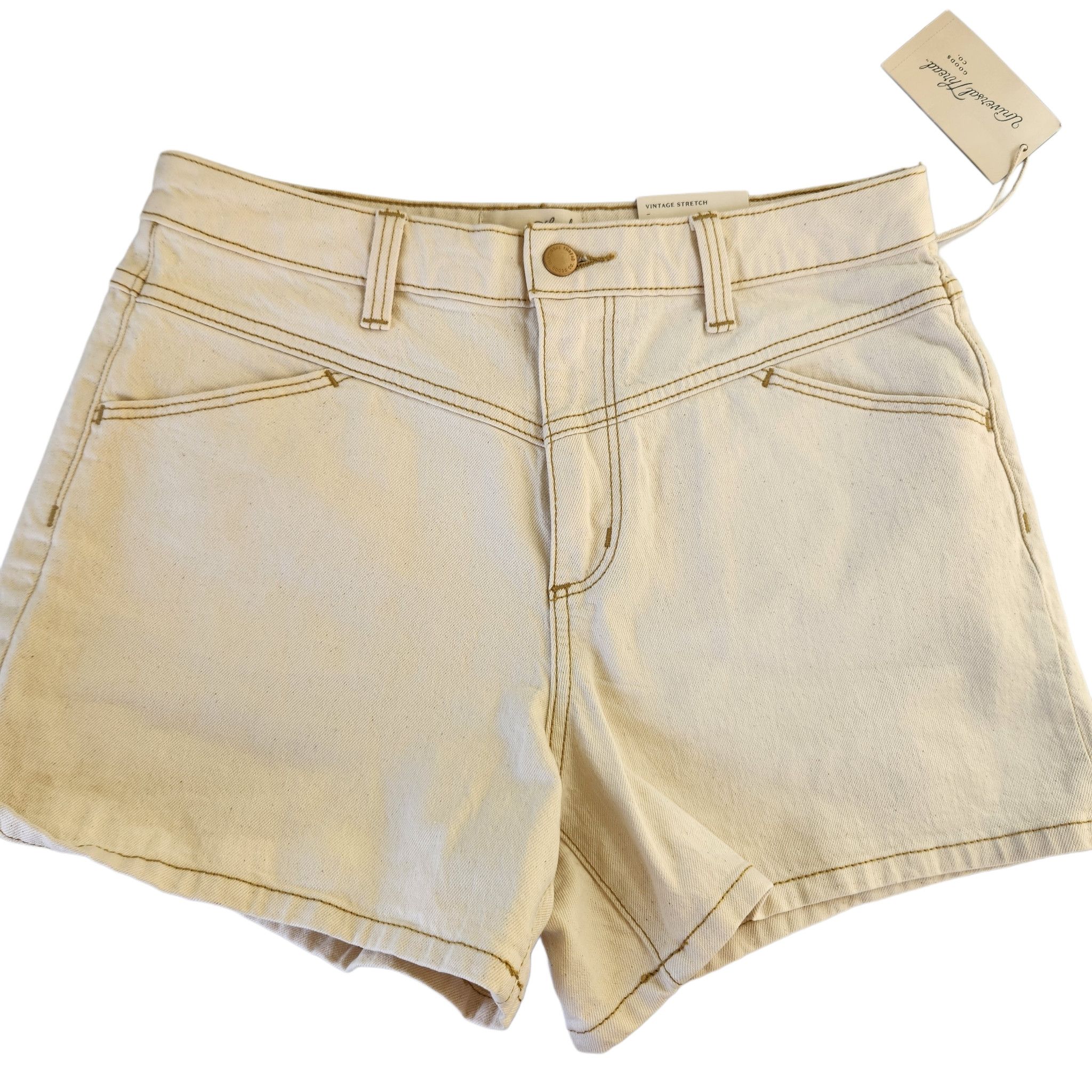 Other Universal thread jean 80s vintage style shorts burnt cream Size 31" - 1 Thumbnail